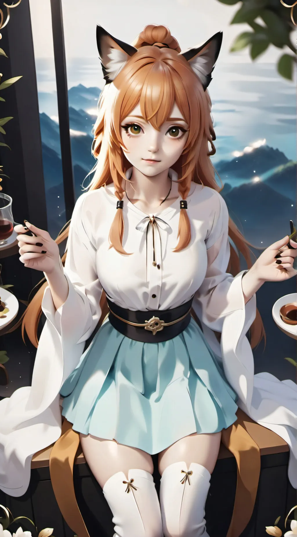 ai character: катя background