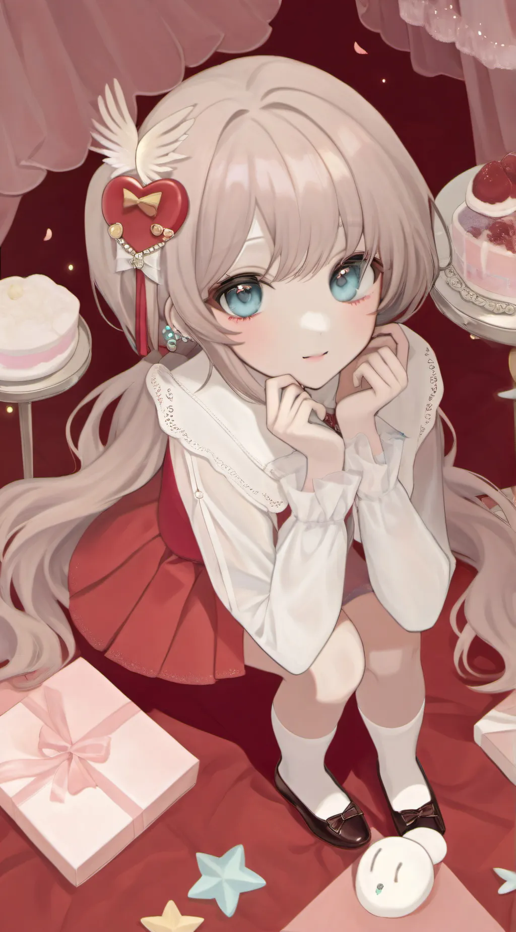 ai character: bellathewolf  background
