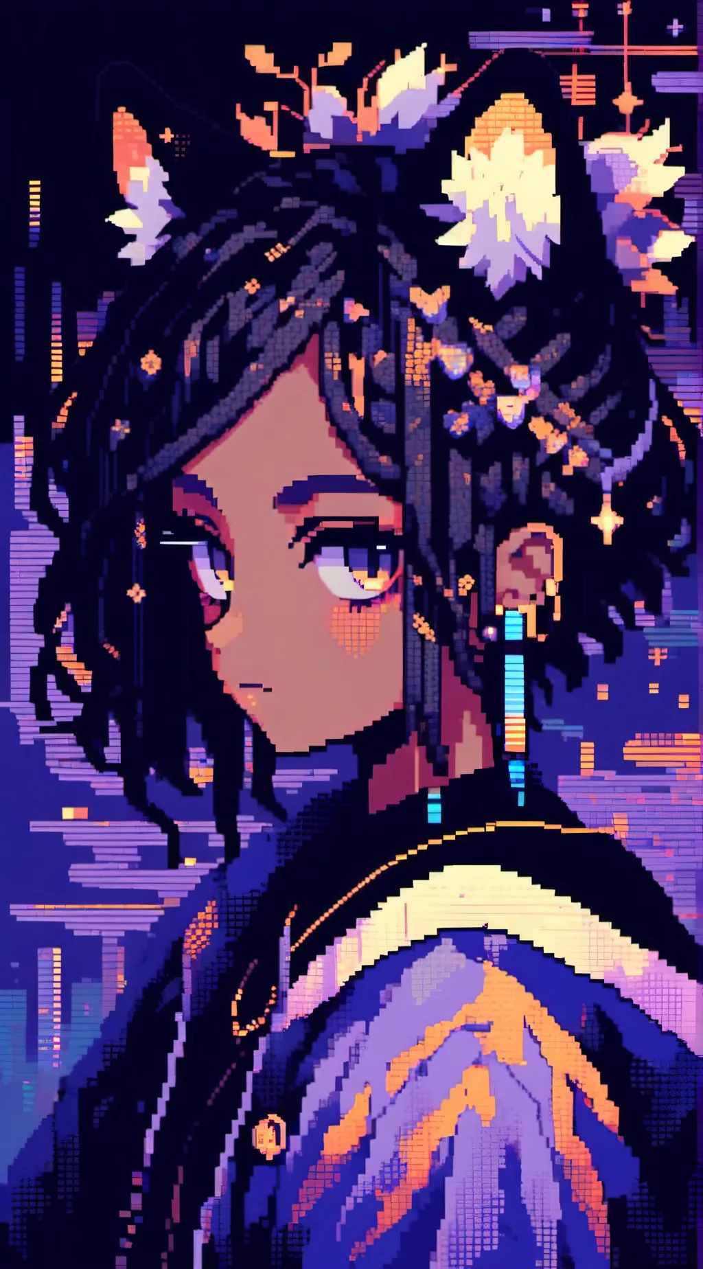 ai character: mha chill background