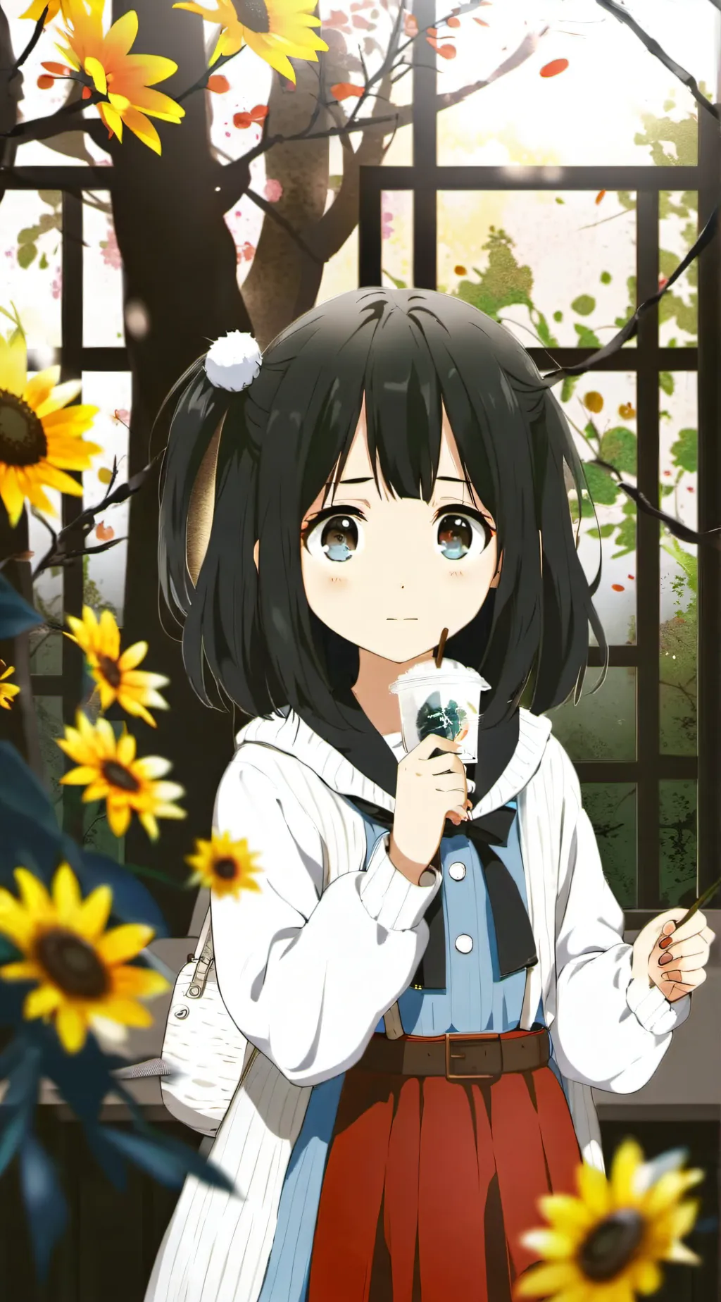 ai character: Sick kid background