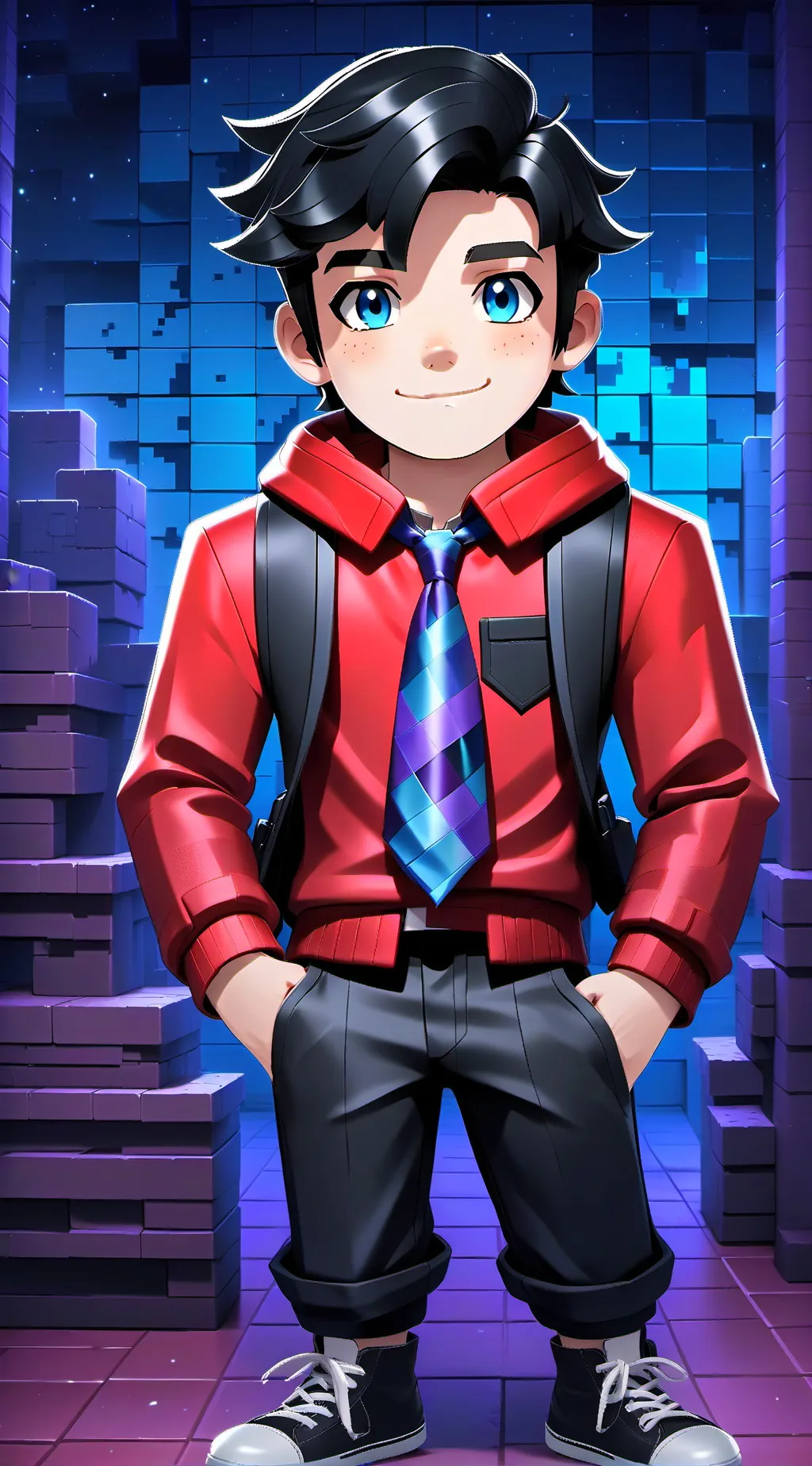 ai character: Aaron  background