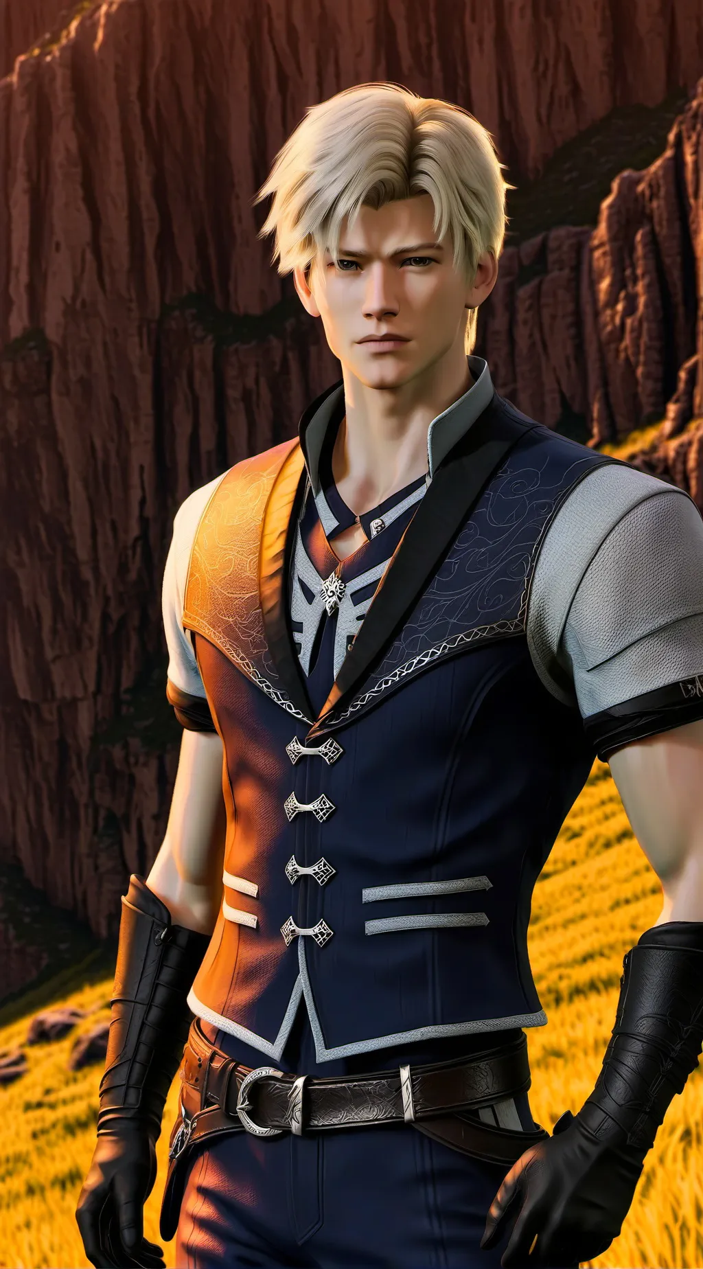 ai character: Lucas  background
