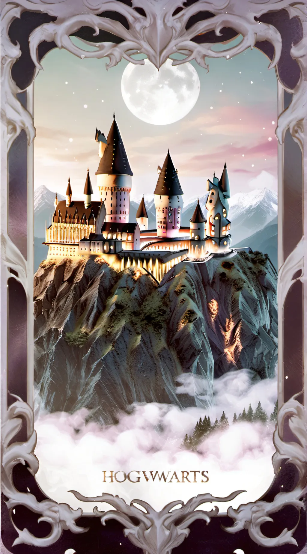 ai character: Hogwarts background