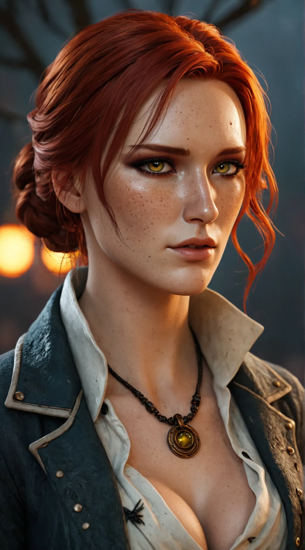 ai character: Triss Merigold background