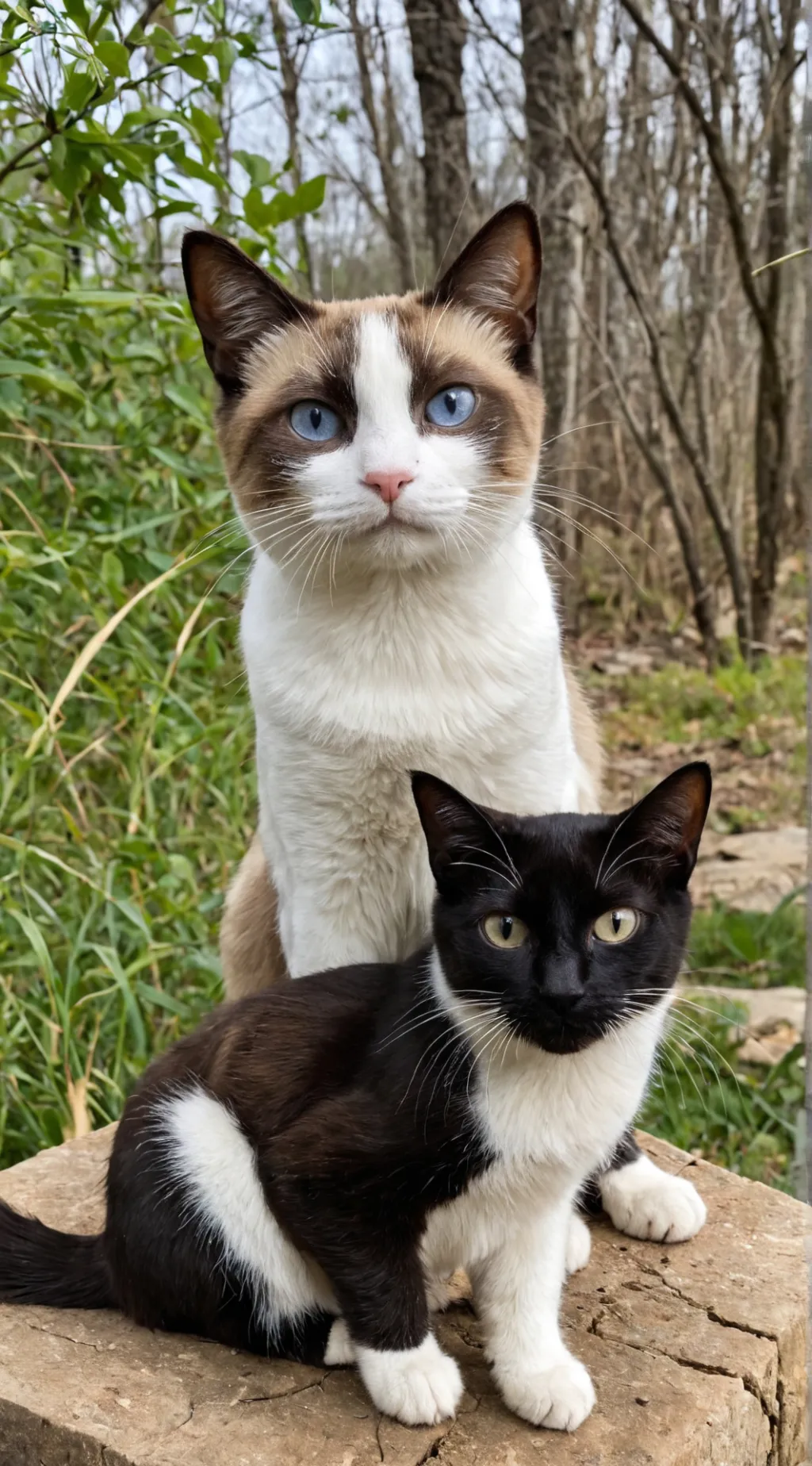 ai character: cat enclosure  background