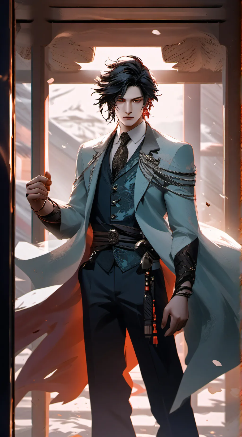 ai character: leo background