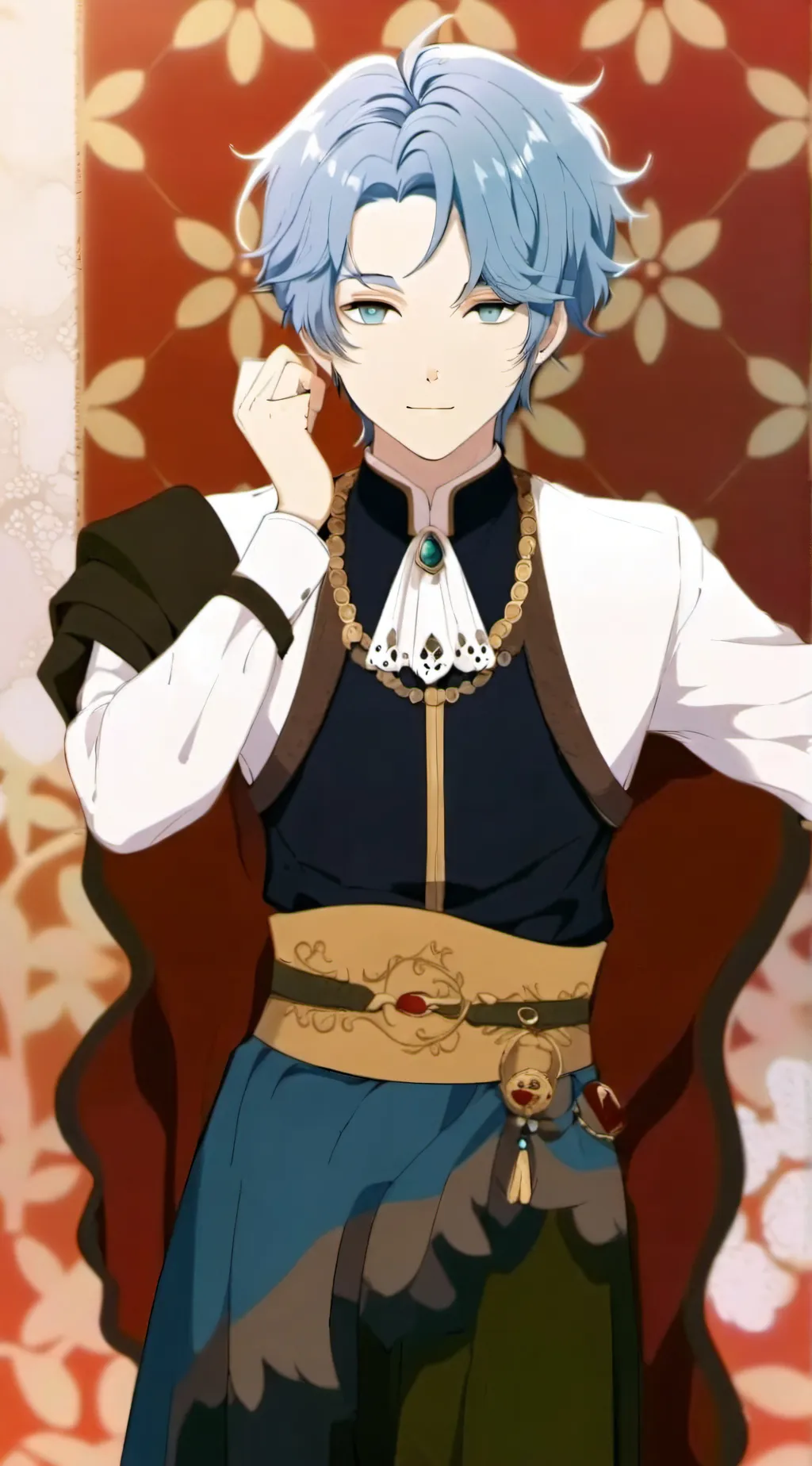 ai character: dazzlelution  background