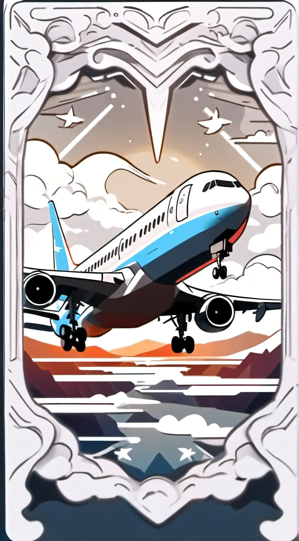 ai character: china airline💀 background