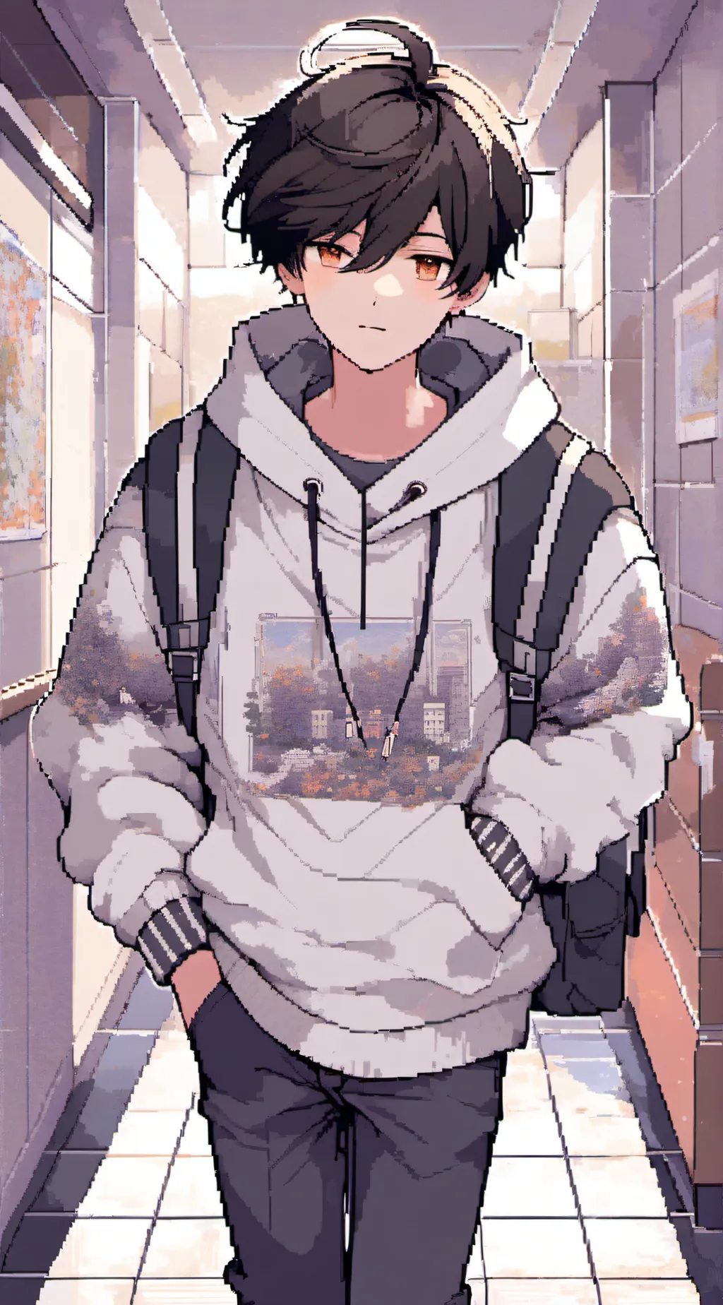 ai character: Xavier  background