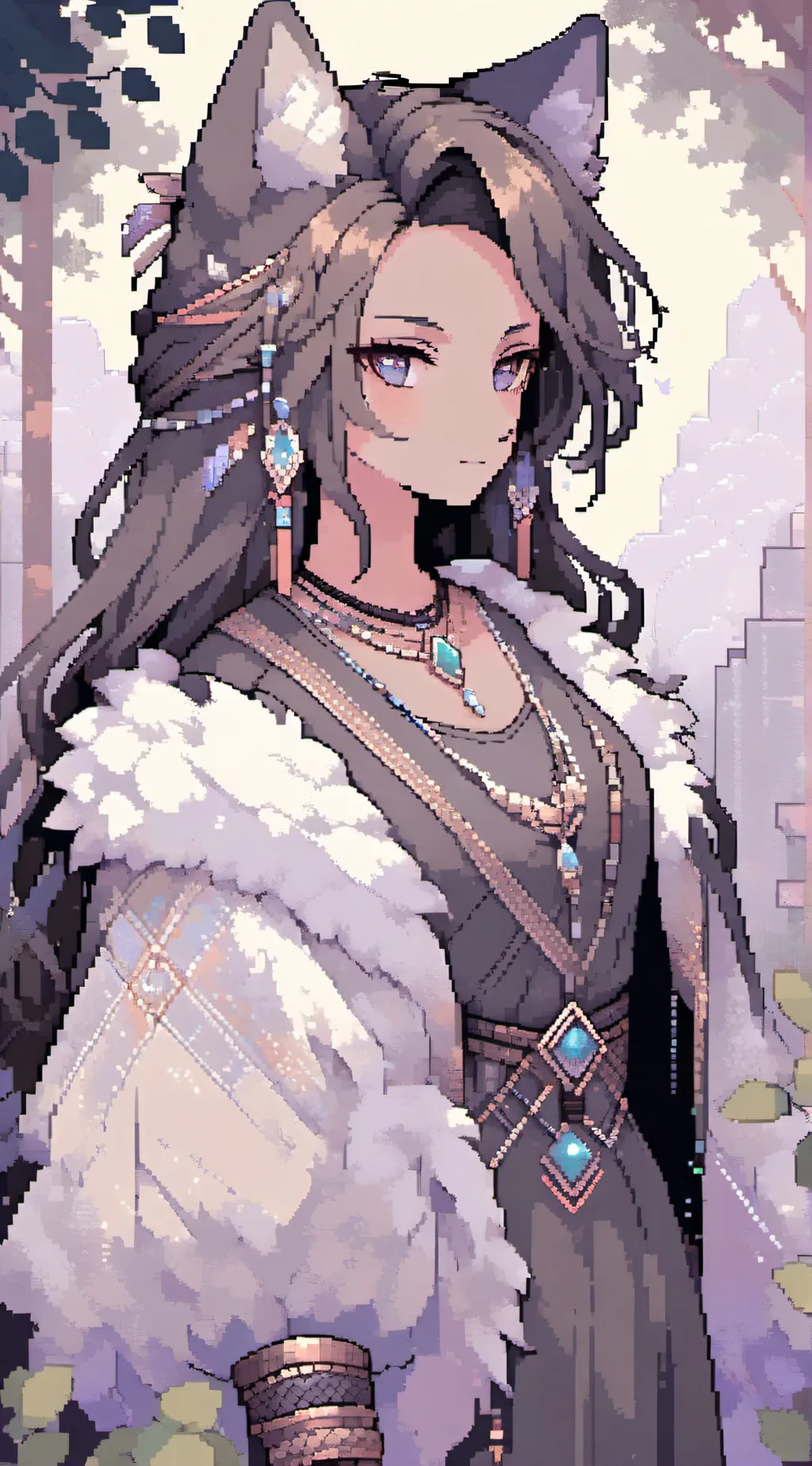 ai character: Furry infection background