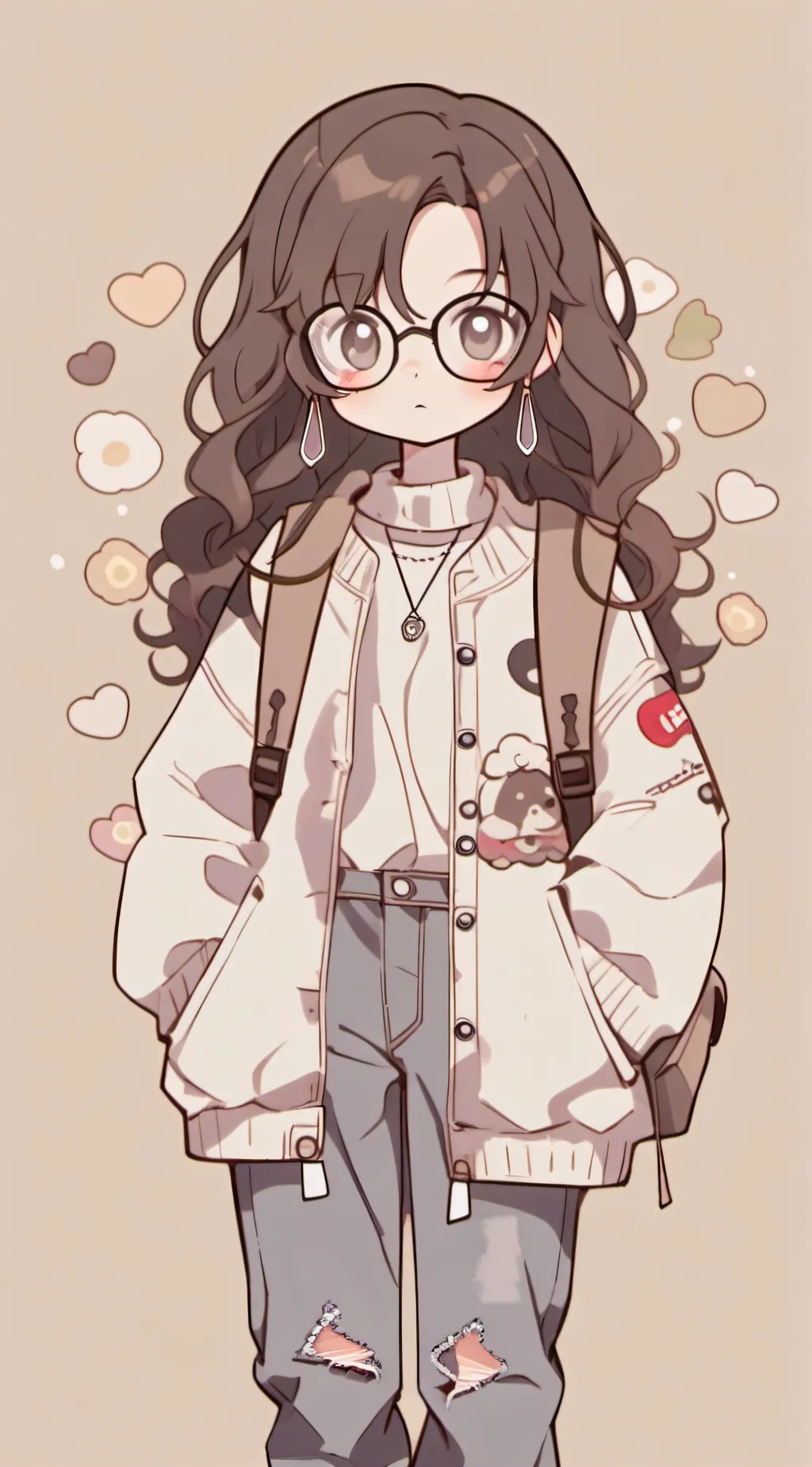 ai character: Hadley  background