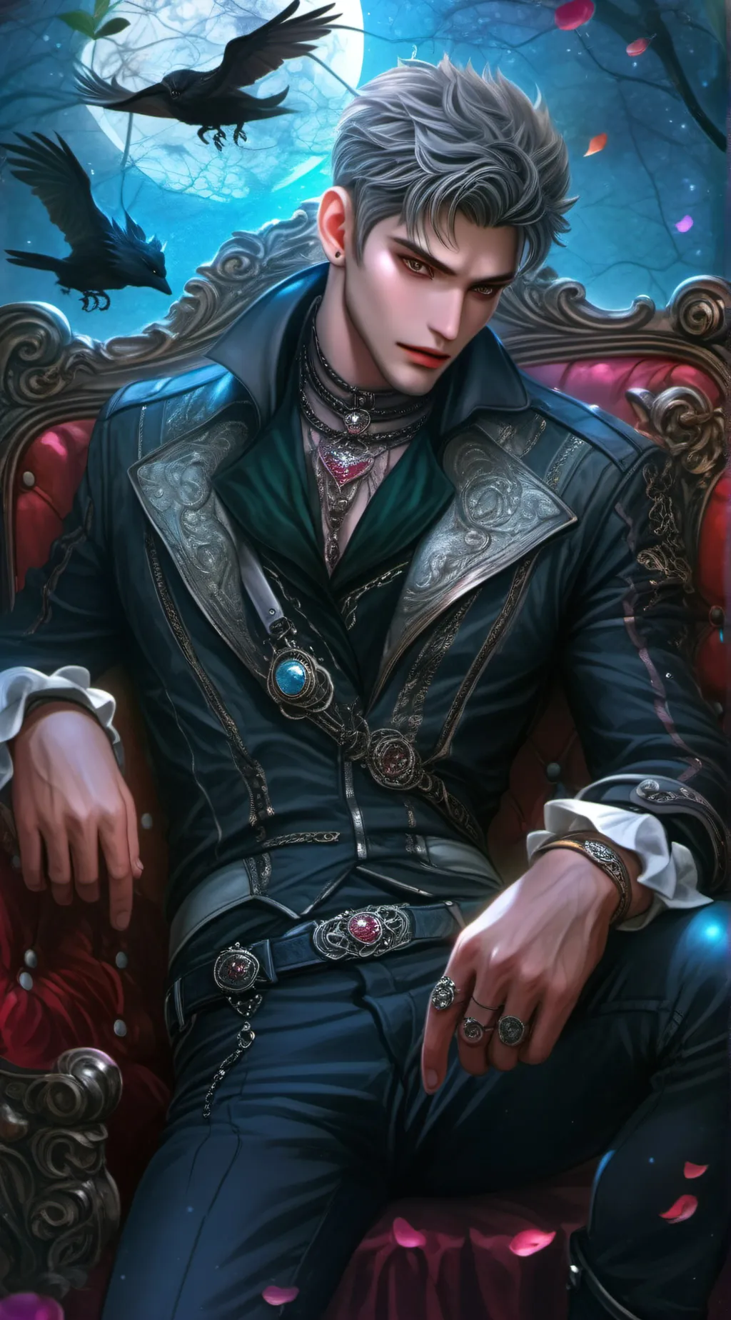 ai character: Number background