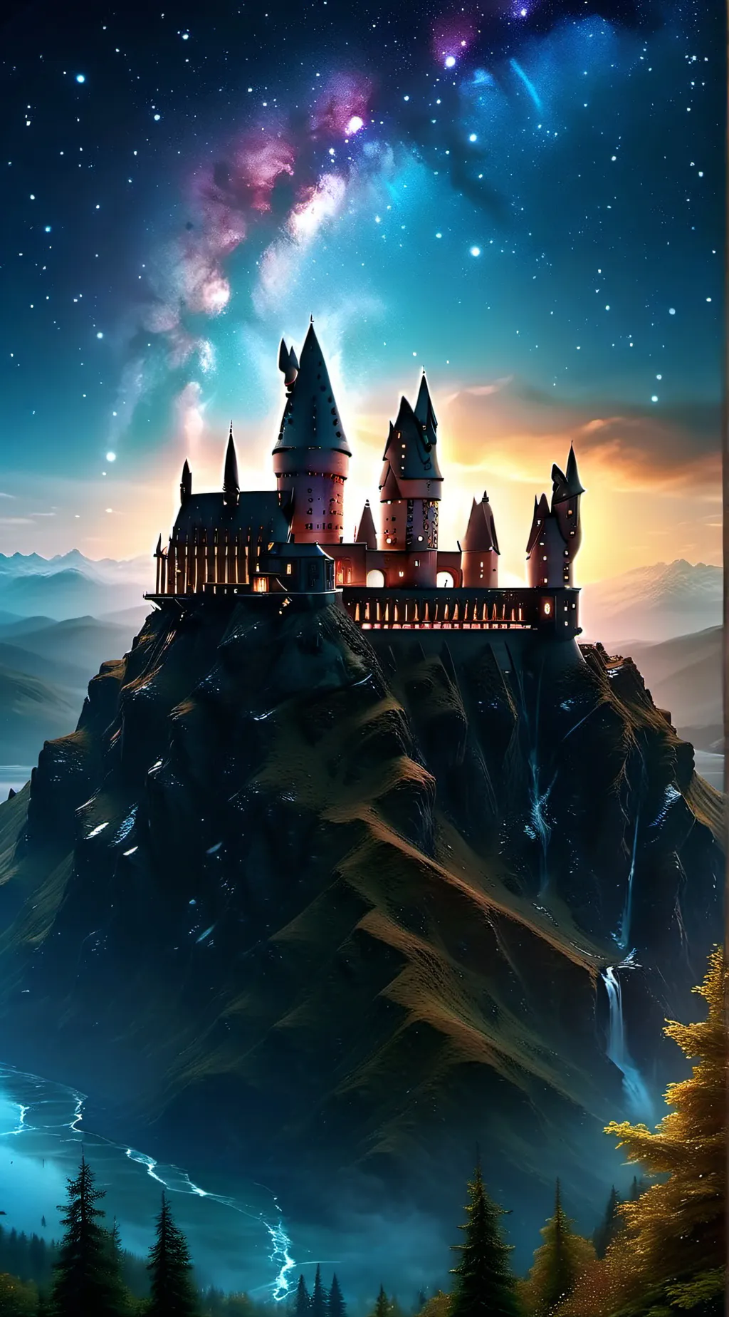 ai character: Hogwarts lovestory background