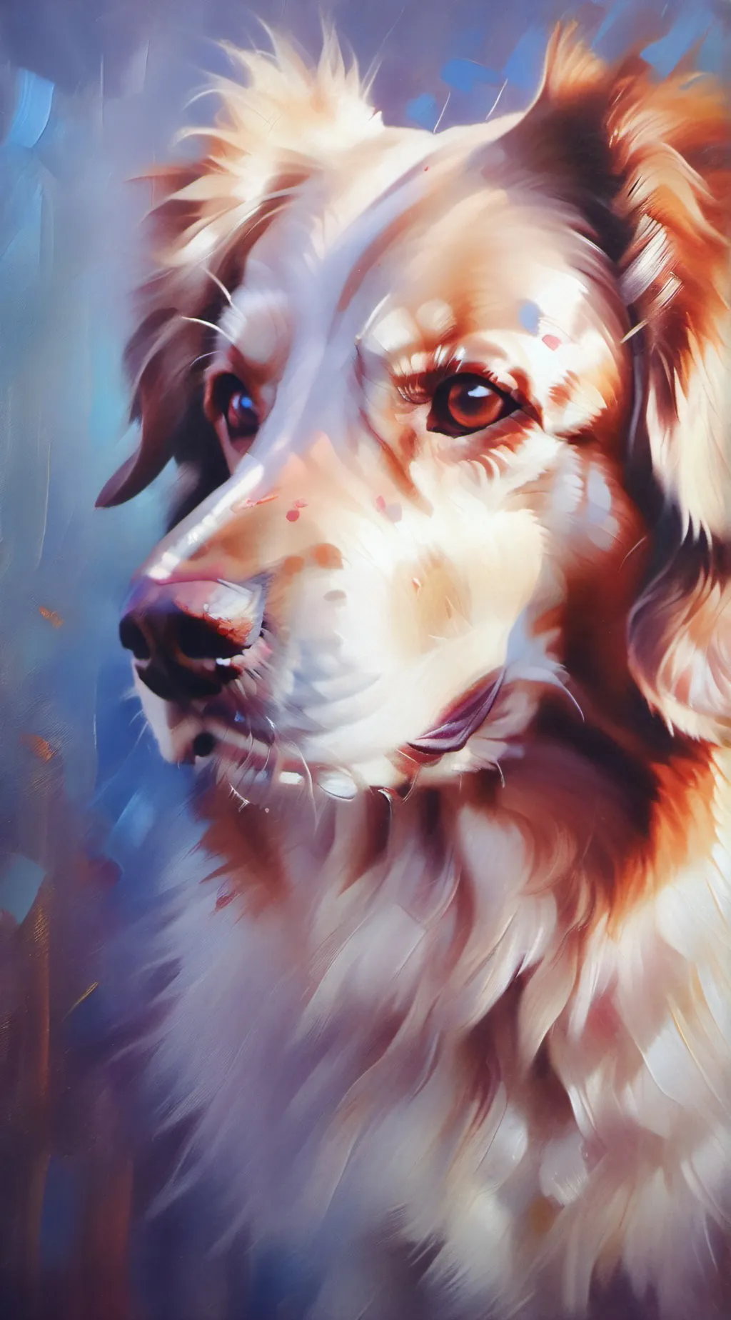 ai character: Dog day  background