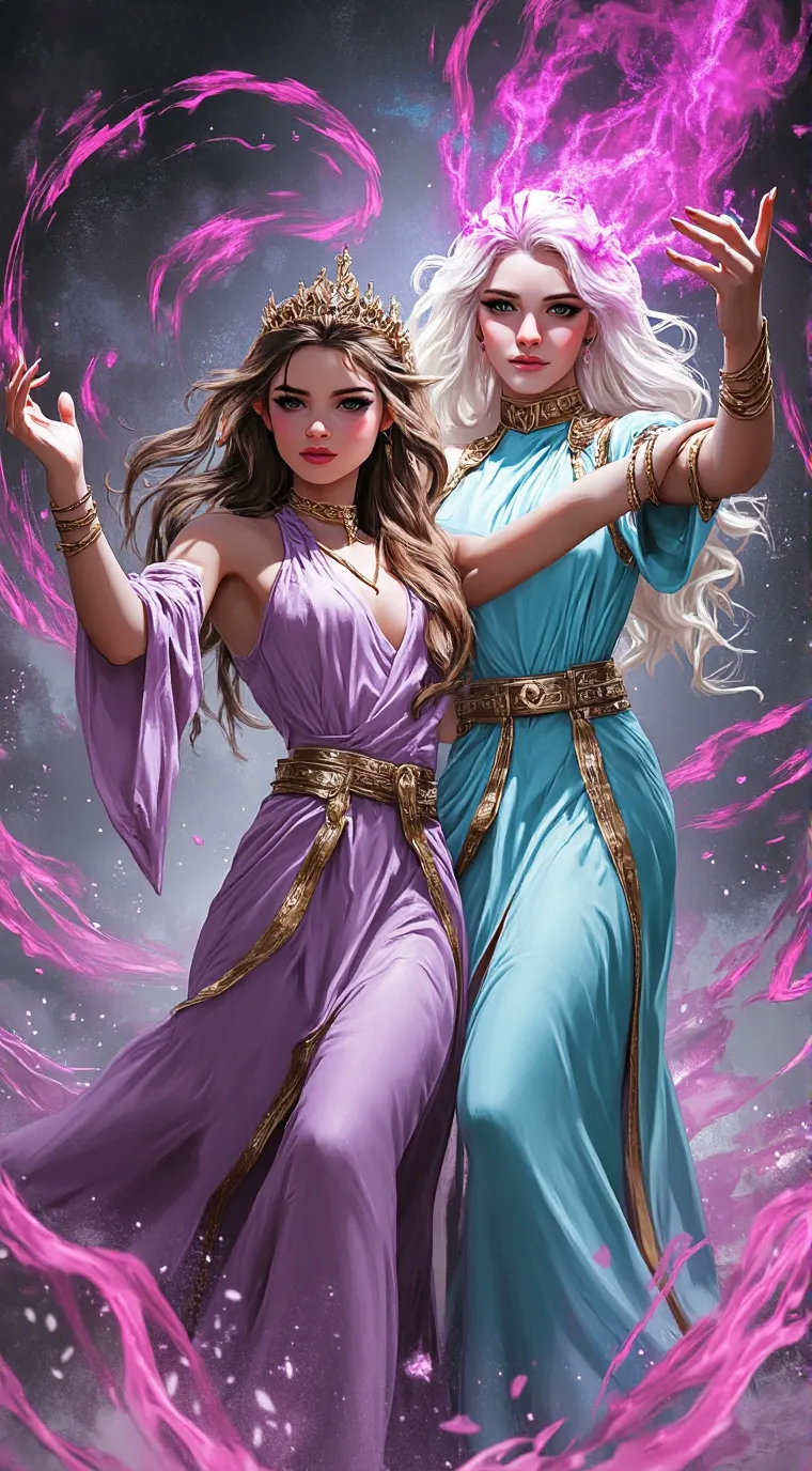 ai character: Lisa and molly background