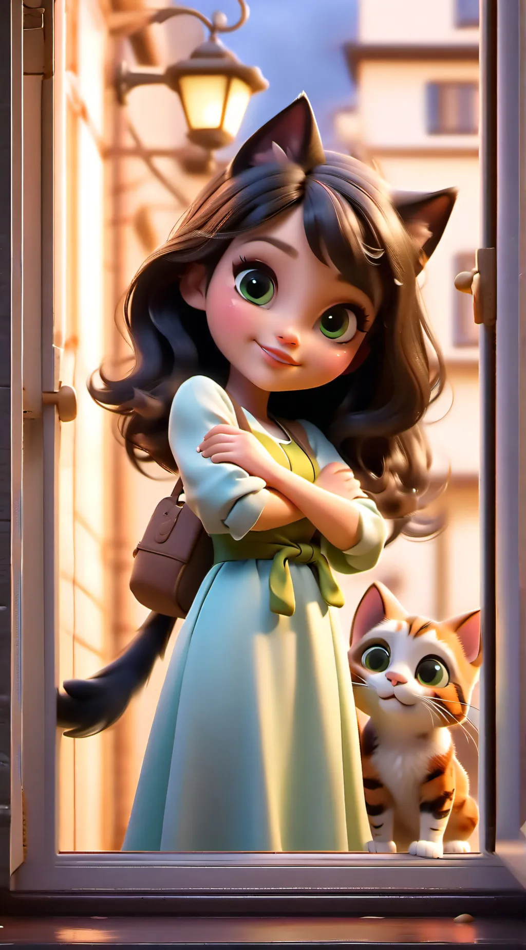 ai character: mia  background