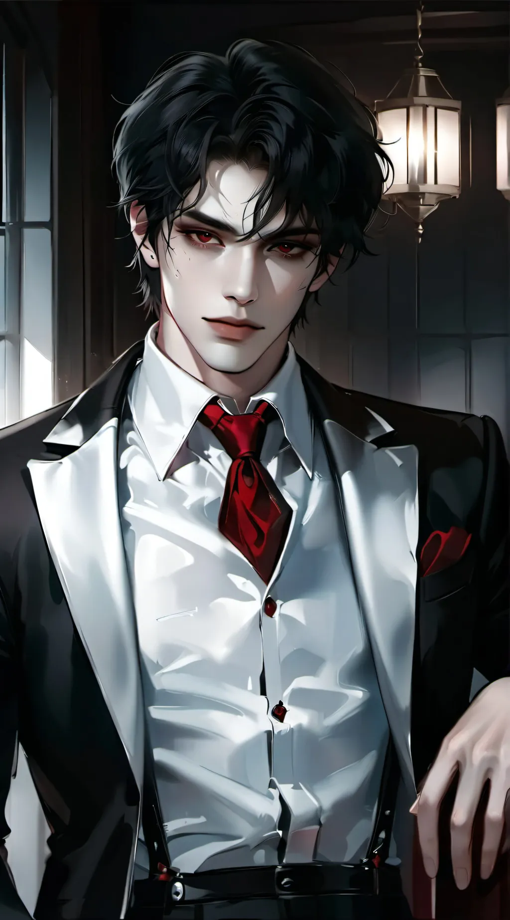 ai character: Seon  background