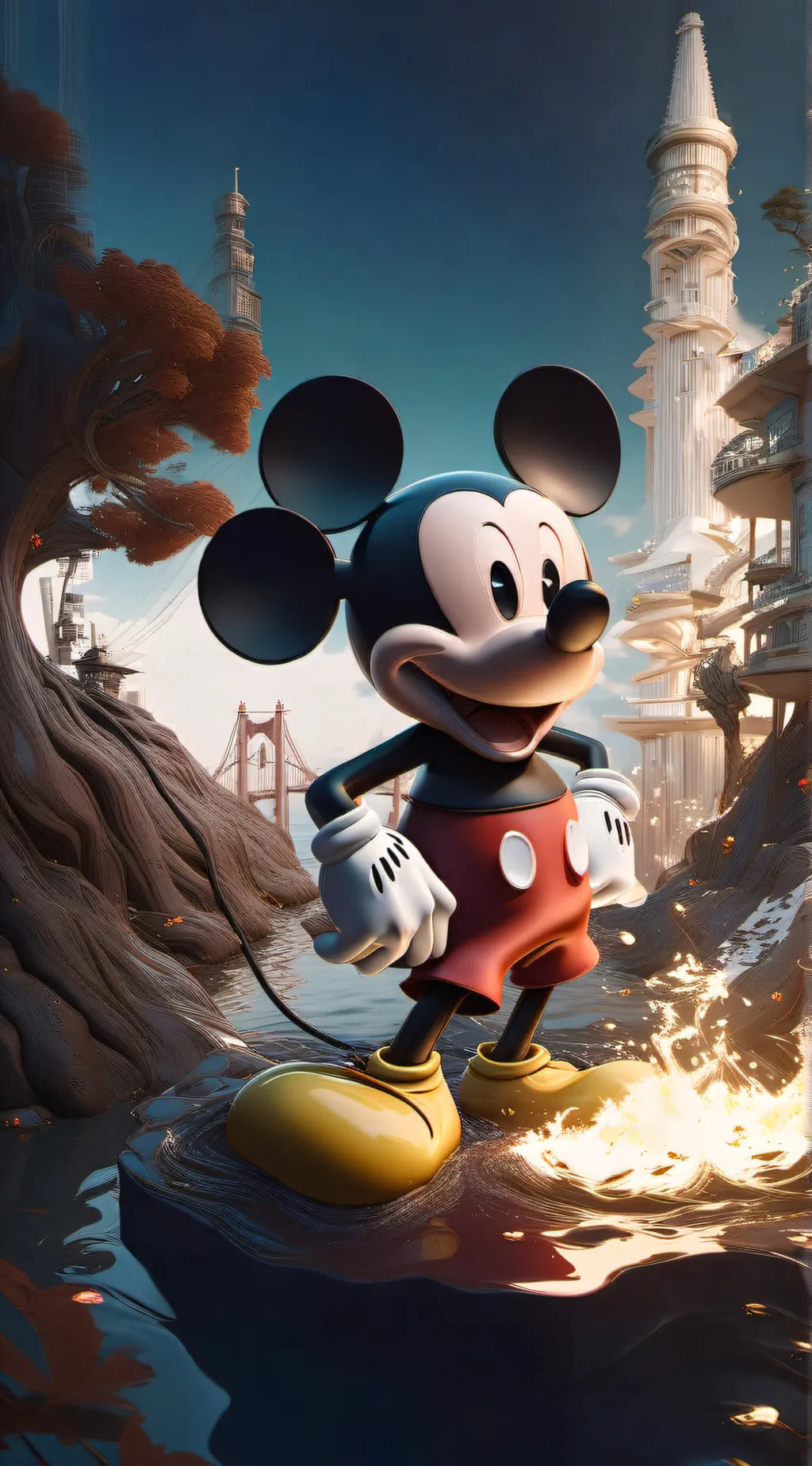 ai character: kindergarten fight background