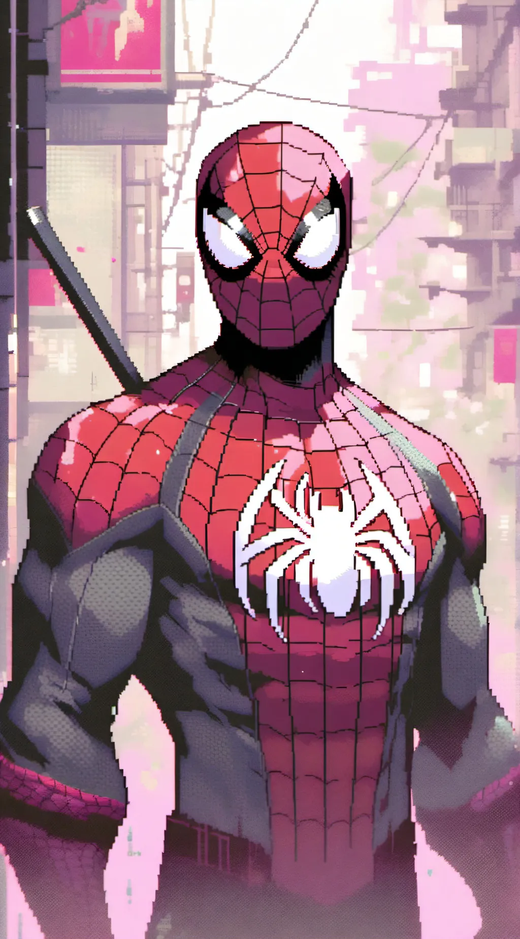 ai character: spider-man background