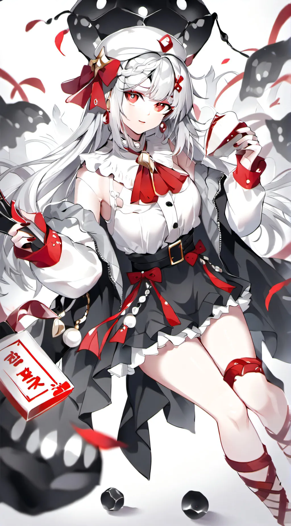 ai character: boa handcok  background