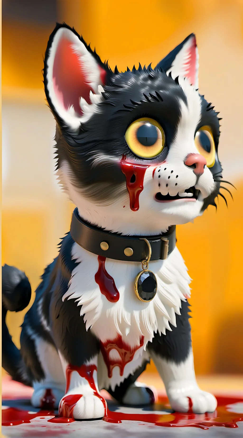 ai character: Cartoon cat background