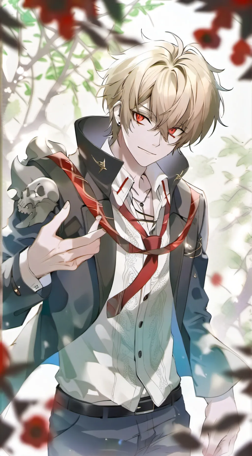 ai character: demon king background