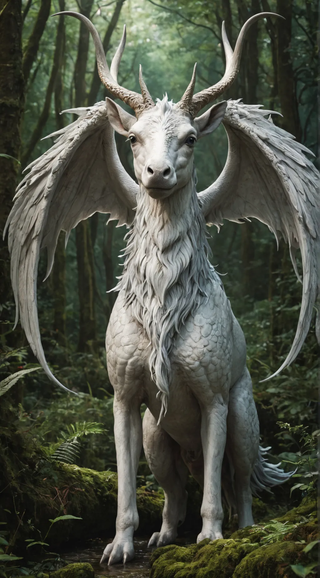 ai character: mystical test background