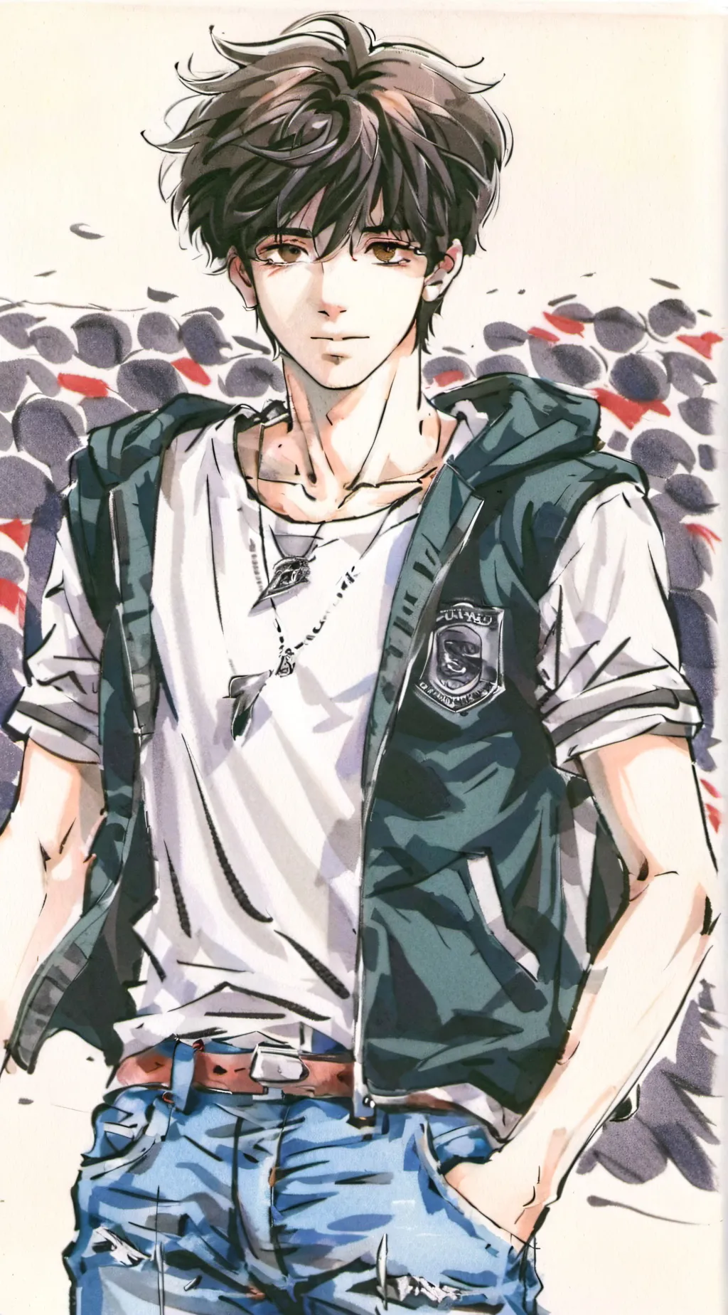 ai character: Owen  background