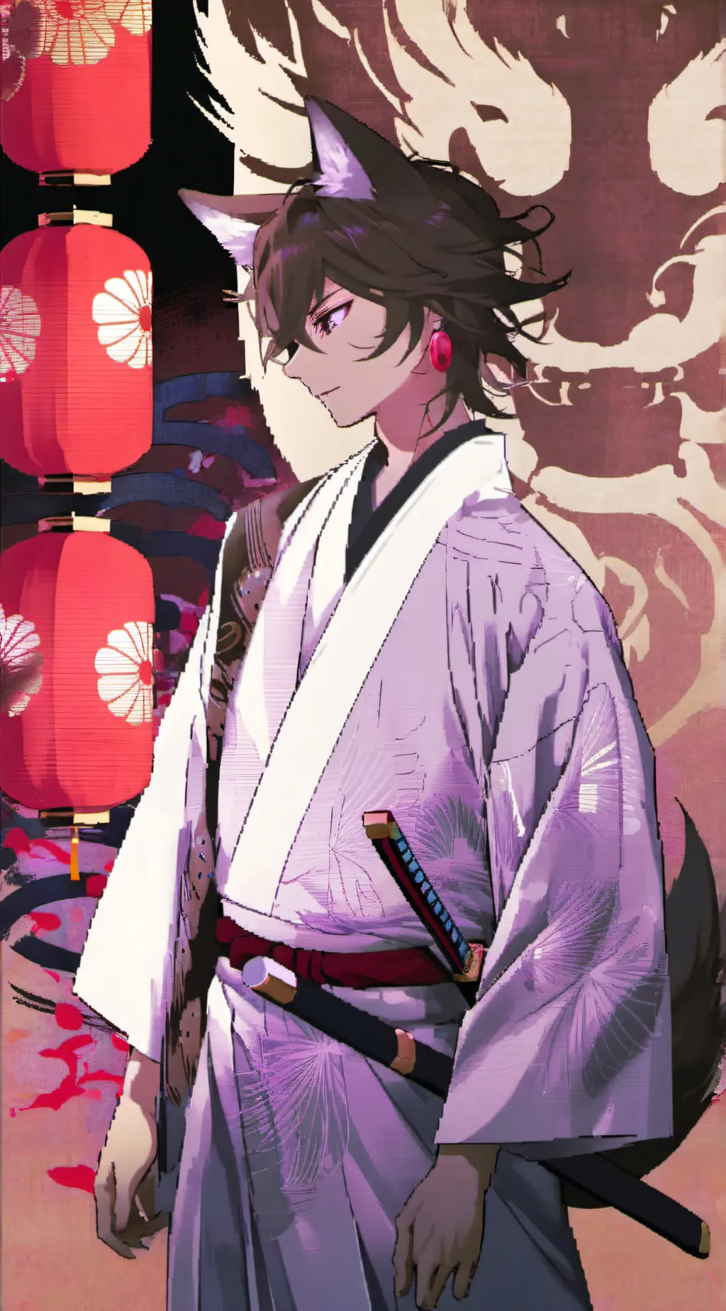 ai character: Kyubi background