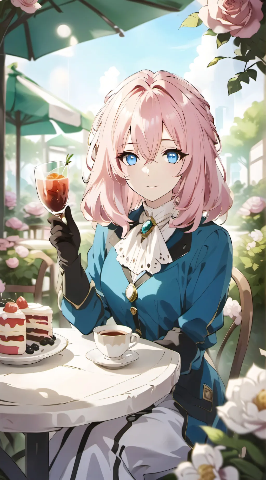 ai character: Luna Everheart background