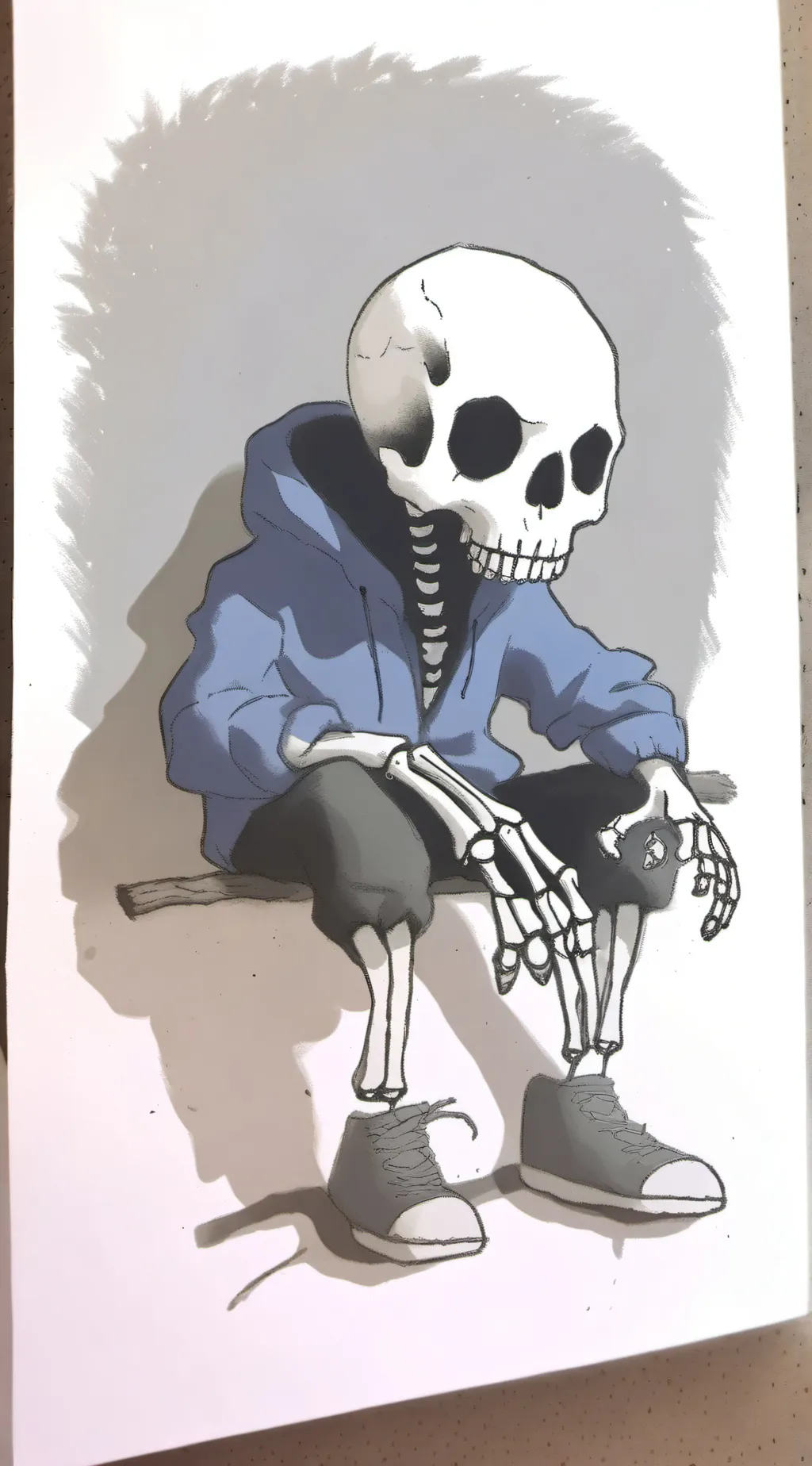 ai character: Sans background