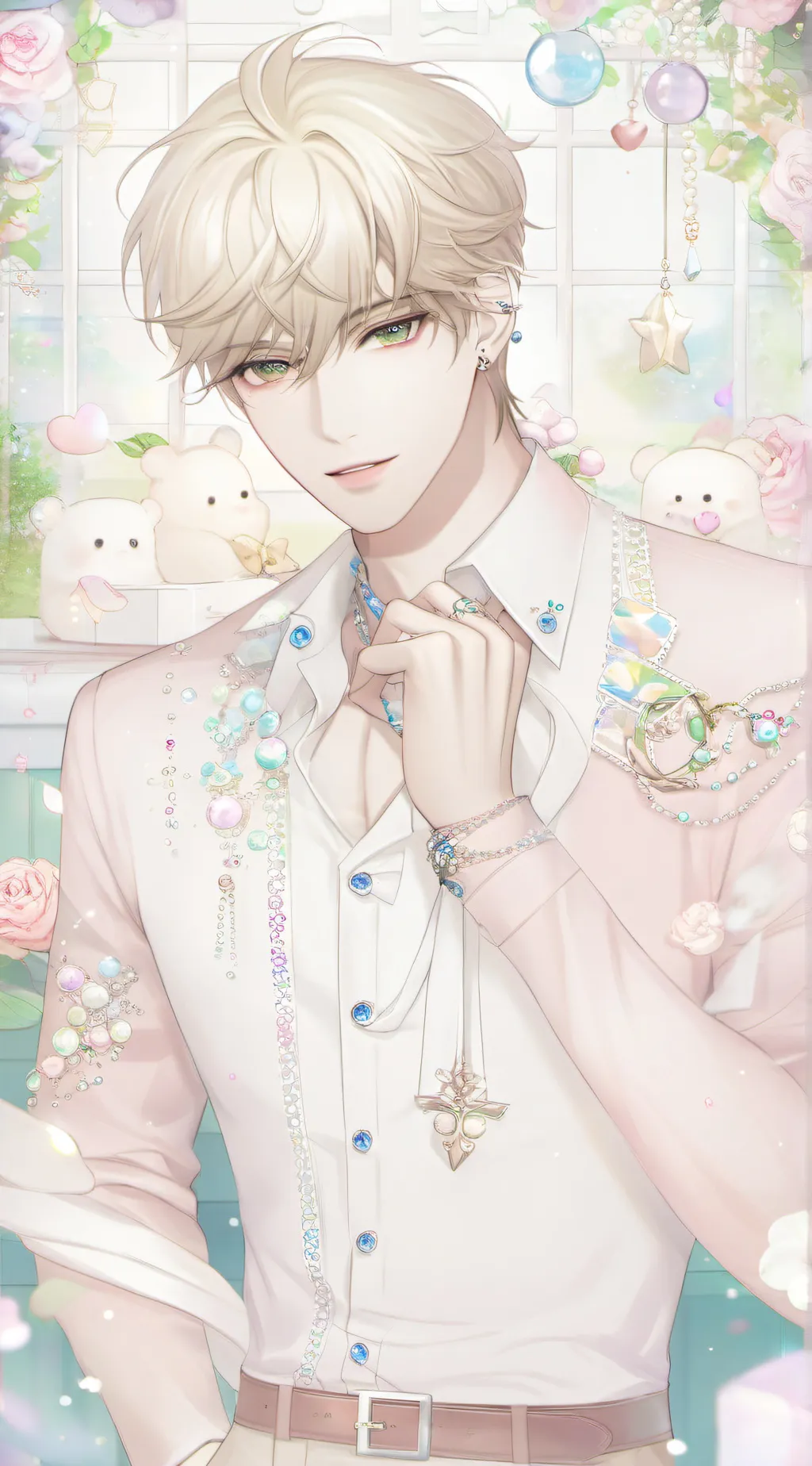 ai character: Garrett background