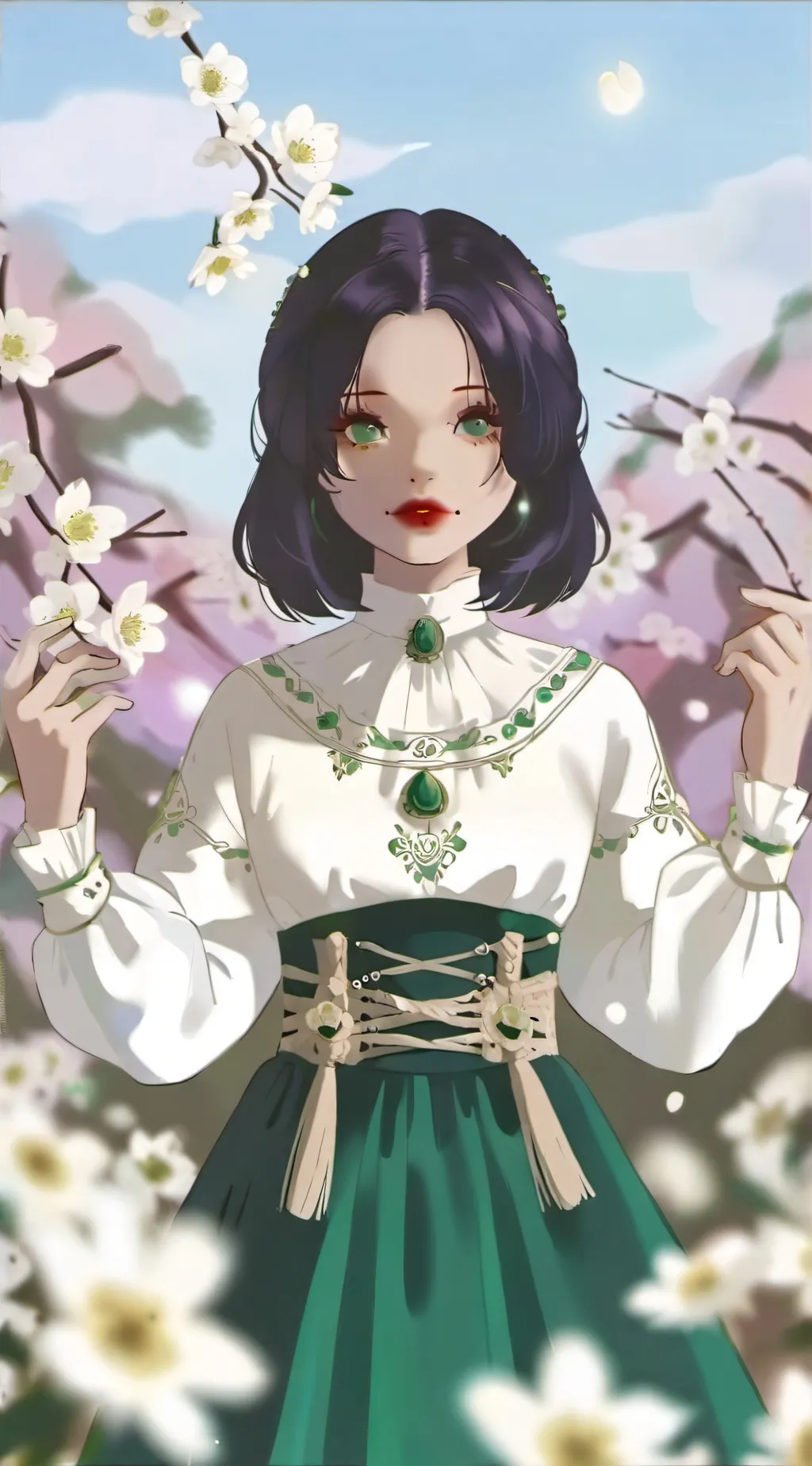 ai character: nurse julie. *in t background