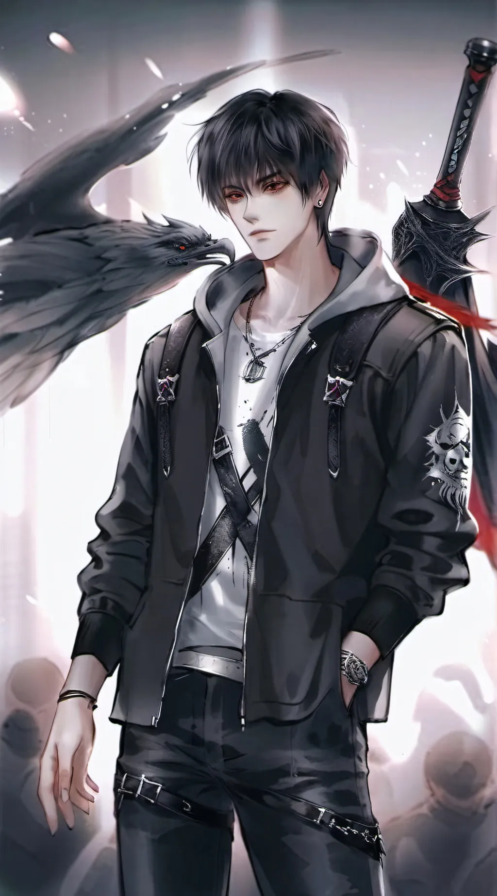 ai character: Axel background