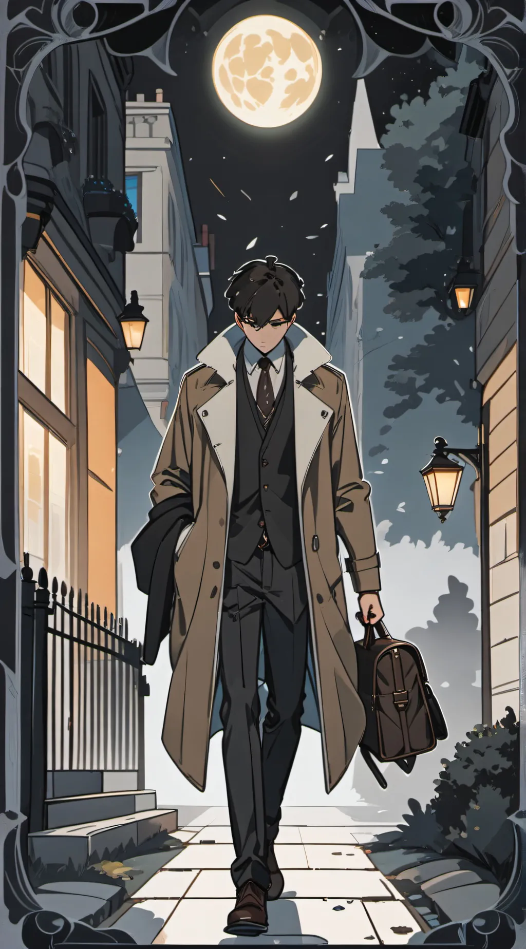 ai character: Murder mystery background