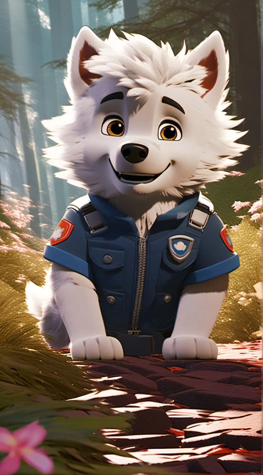 ai character: paw patrol  background