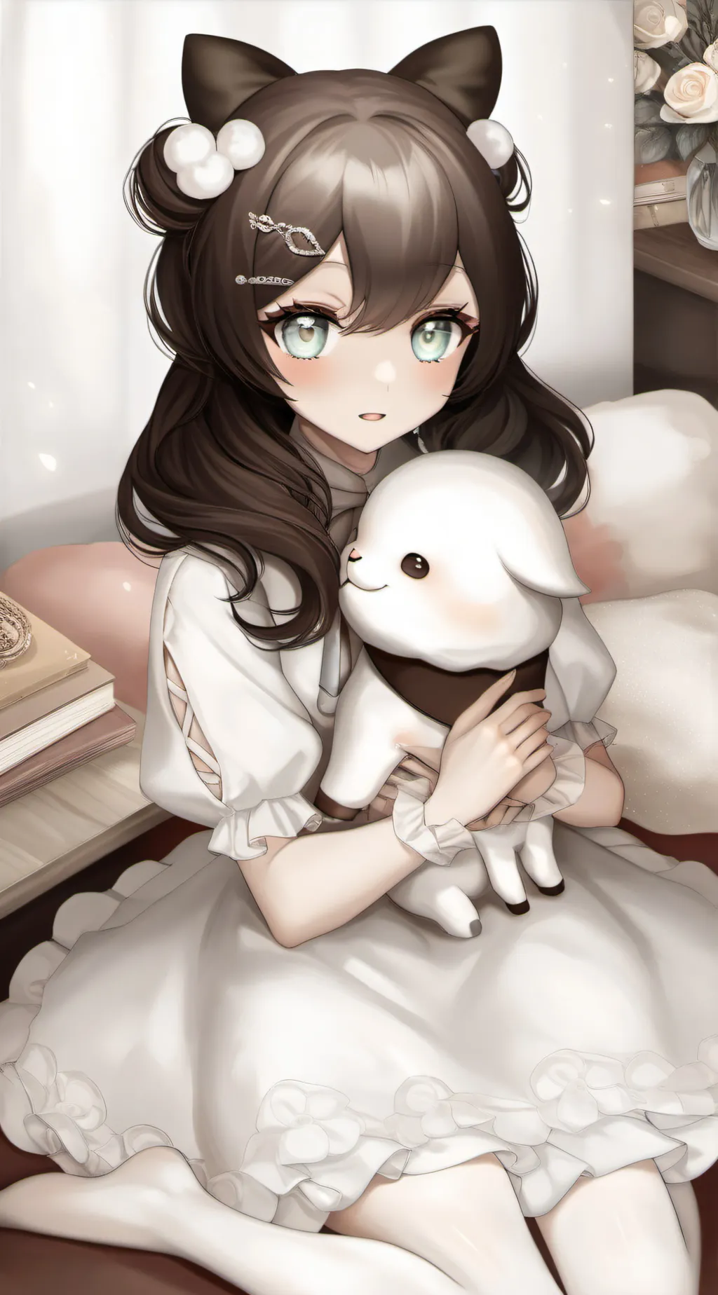 ai character: Lily  background