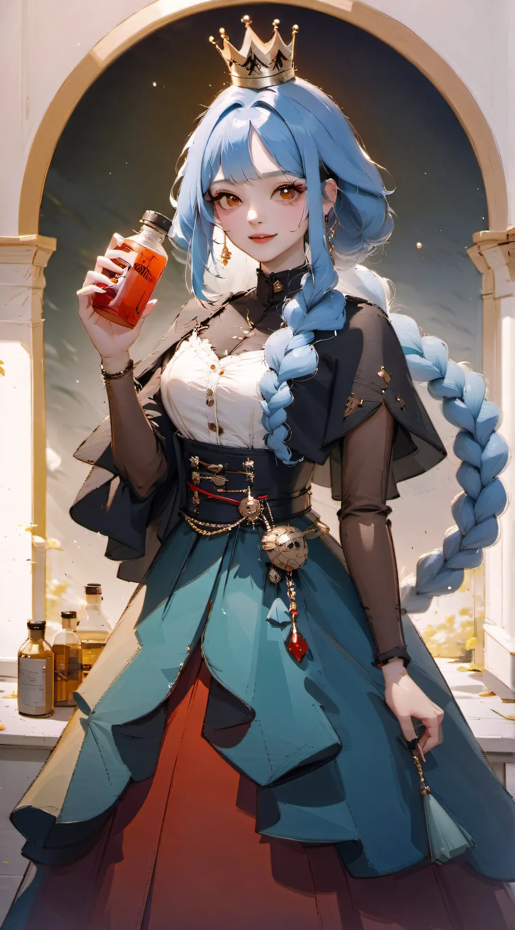 ai character: Queen (liz) background