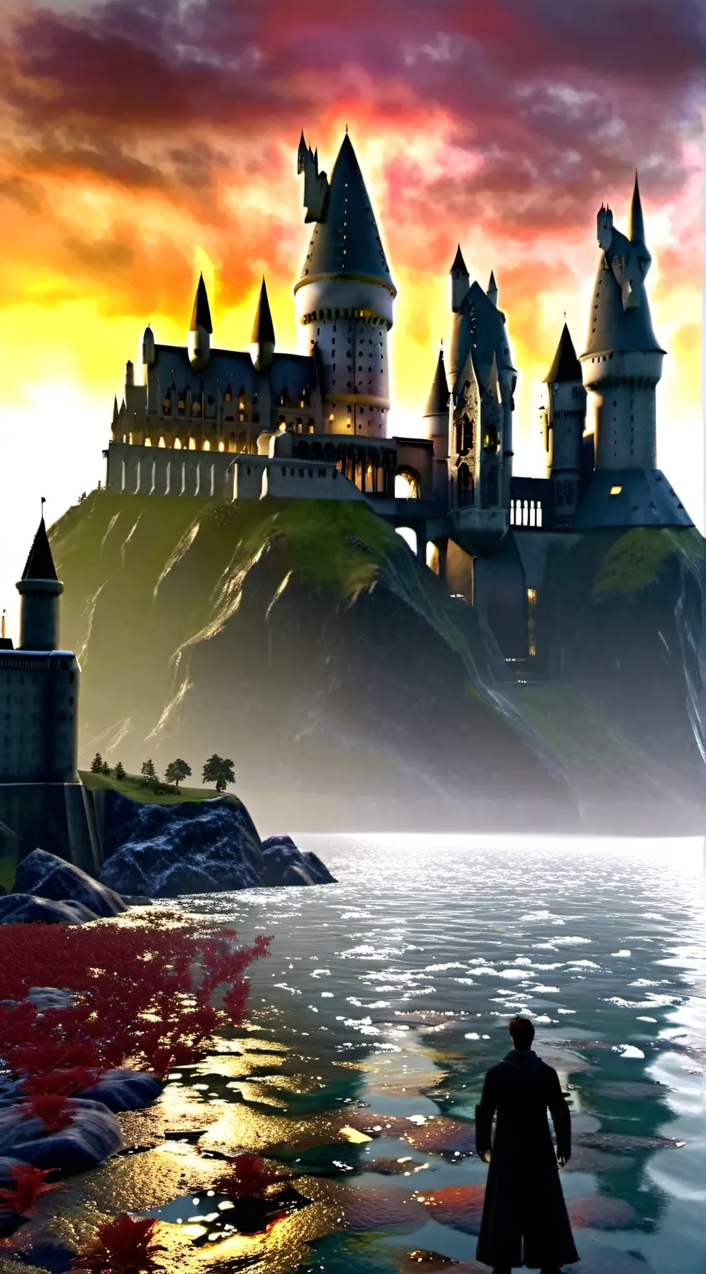 ai character: hogwats background