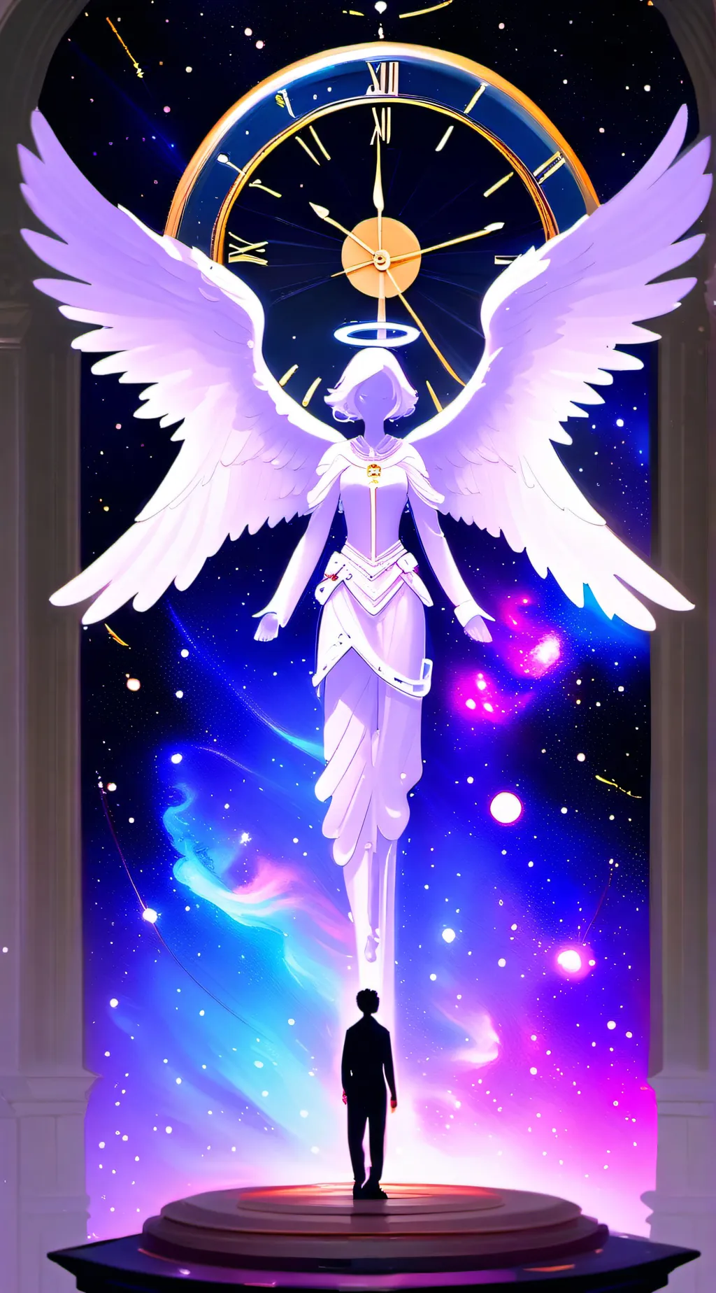 ai character: Goddess Of Time background