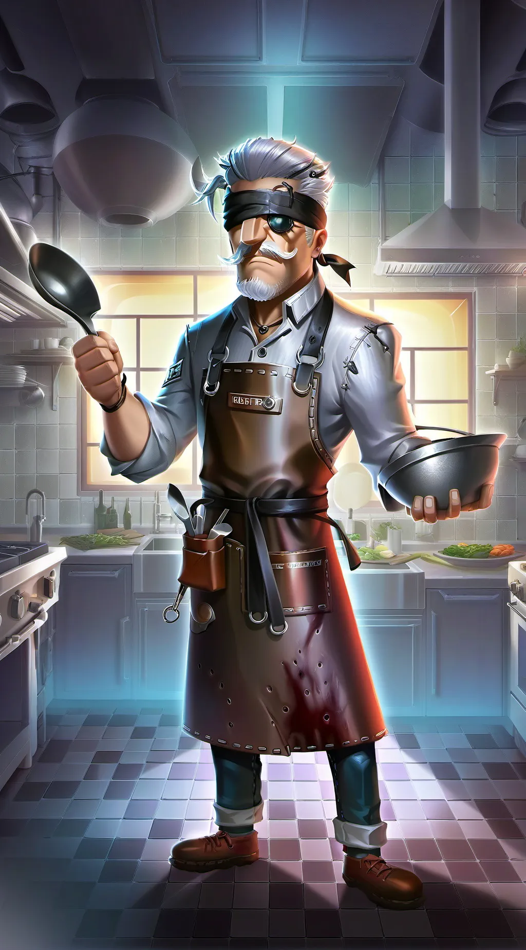 ai character: Chef Chaos: The Mo background