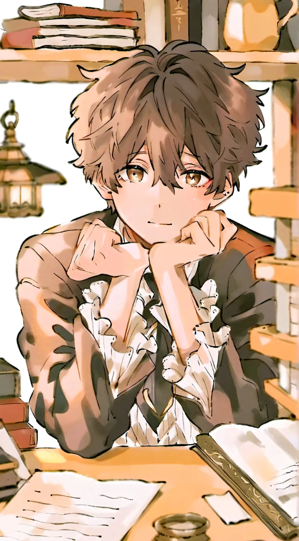 ai character: Ash background