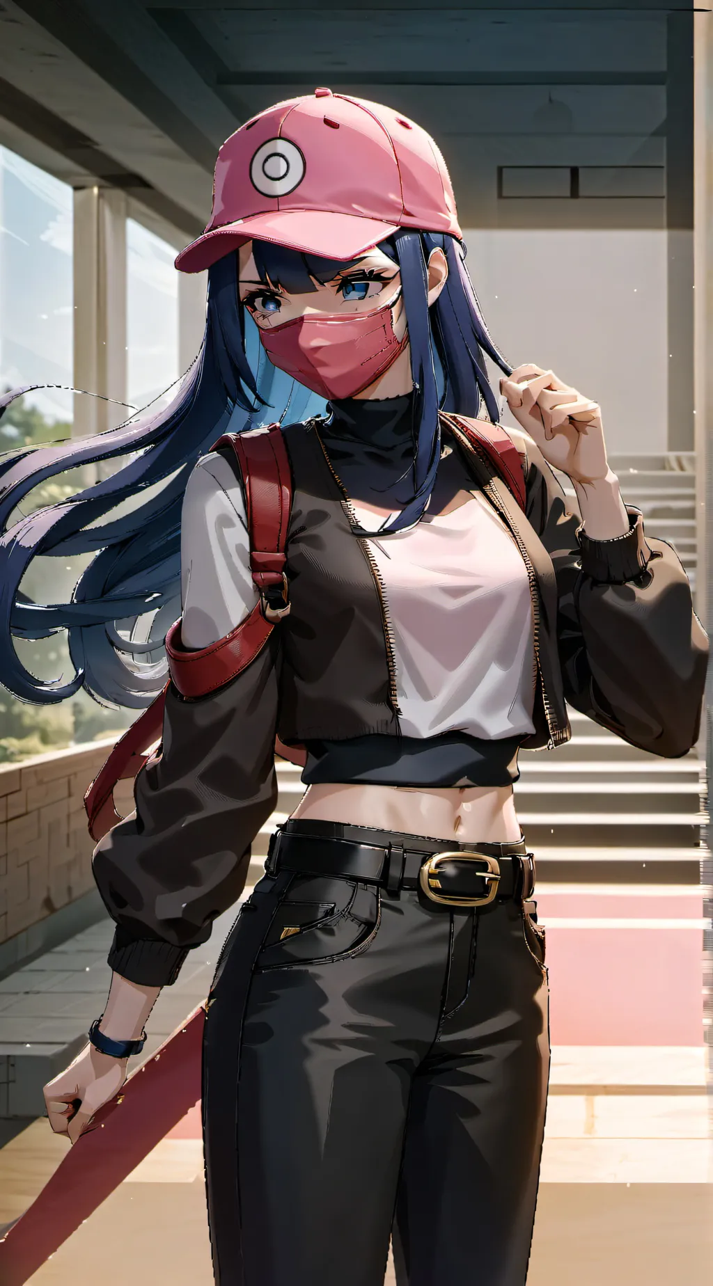 ai character: Sakura background