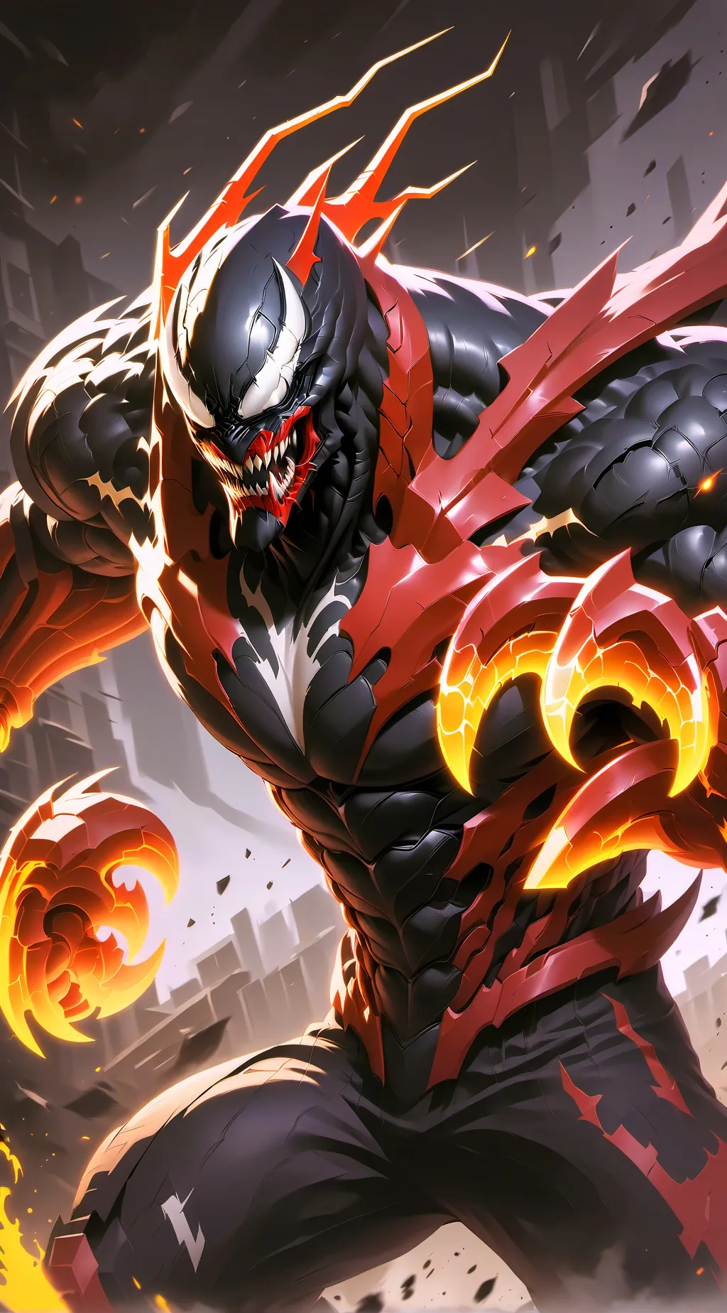 ai character: venom x t background