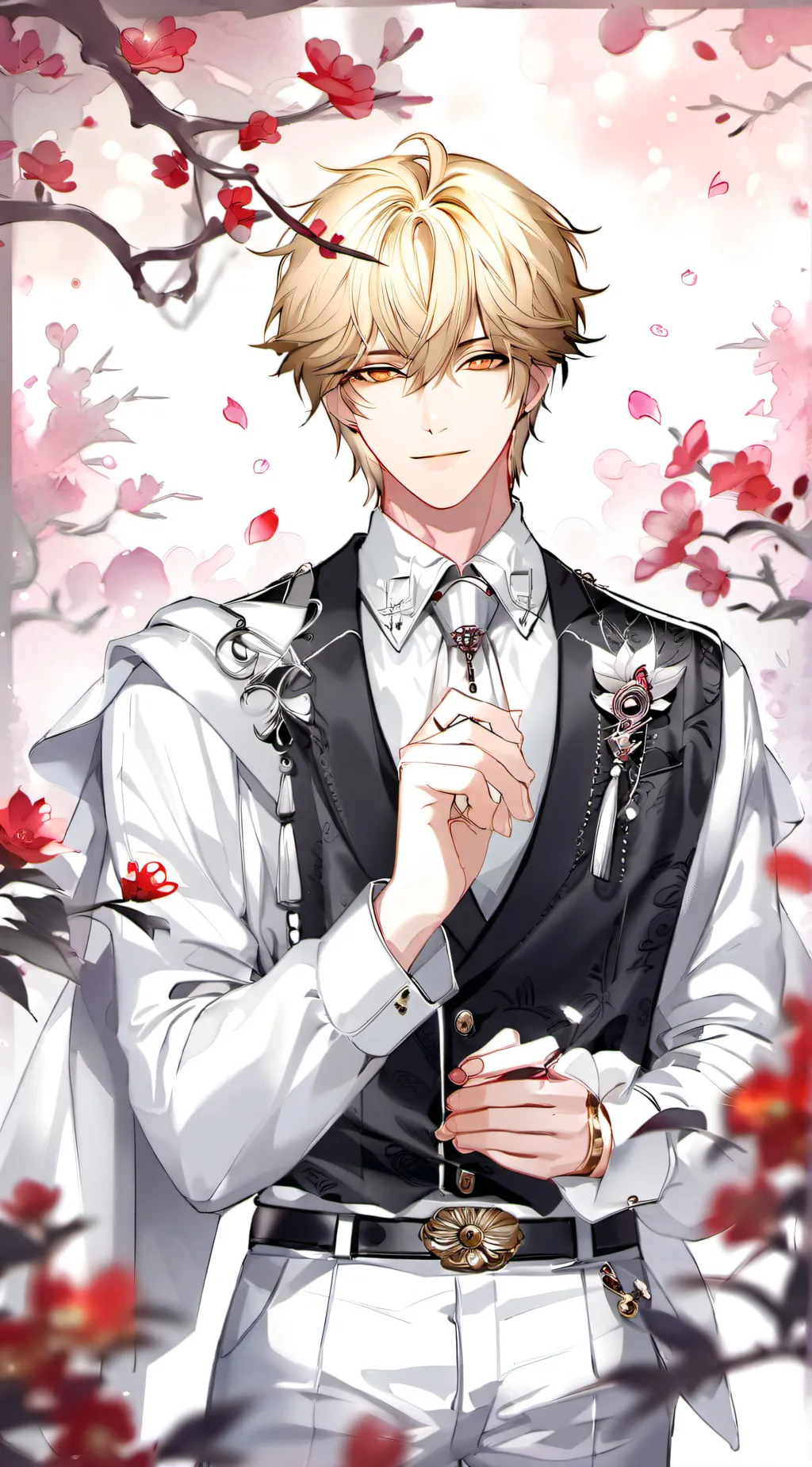 ai character: Leon  background