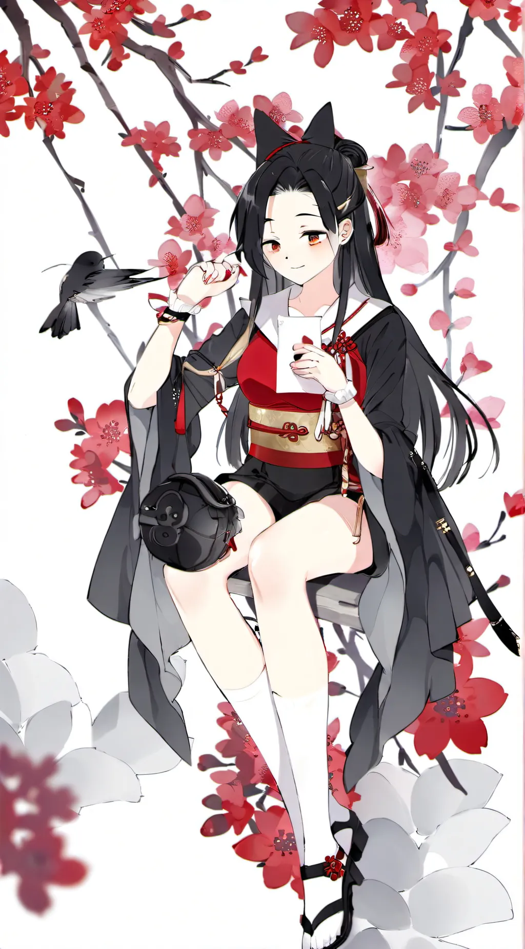 ai character: kotoha hashibira background