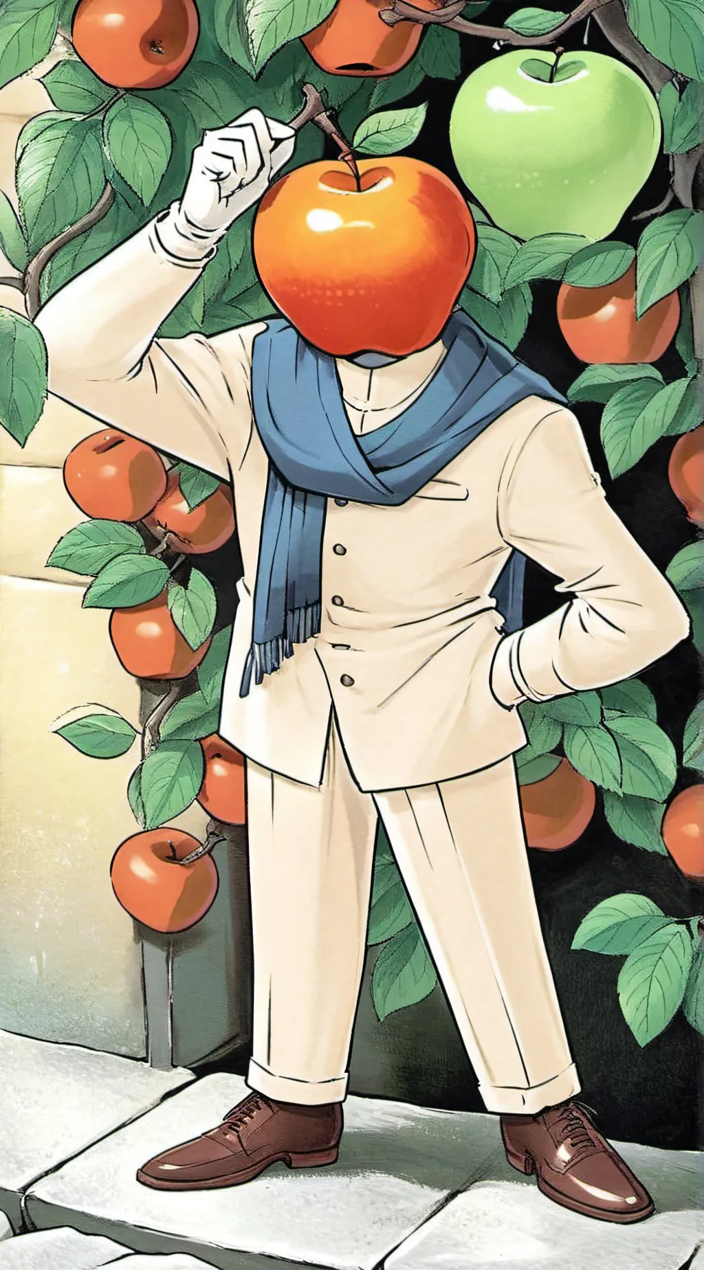ai character: norm  background