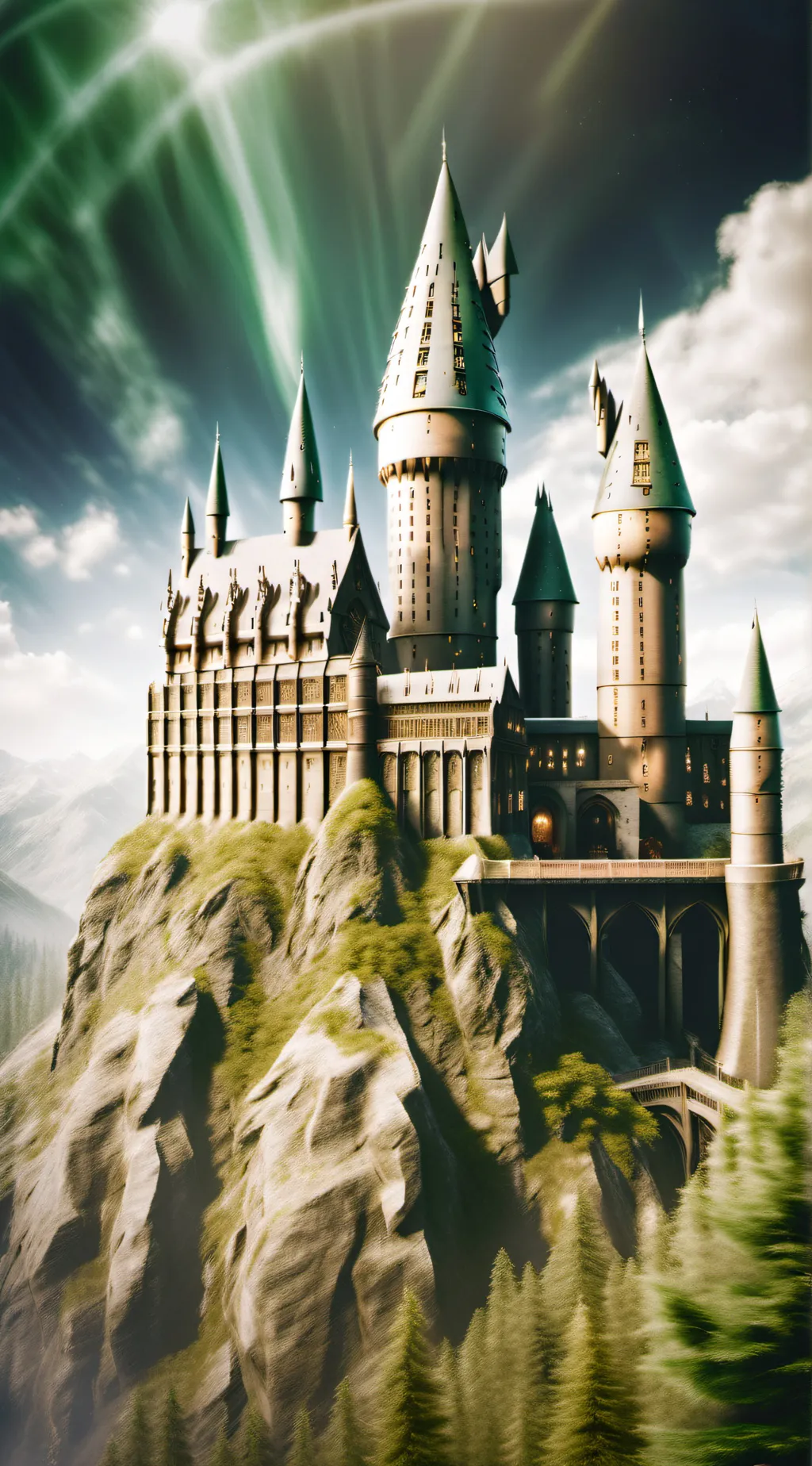 ai character: Hogwarts  background