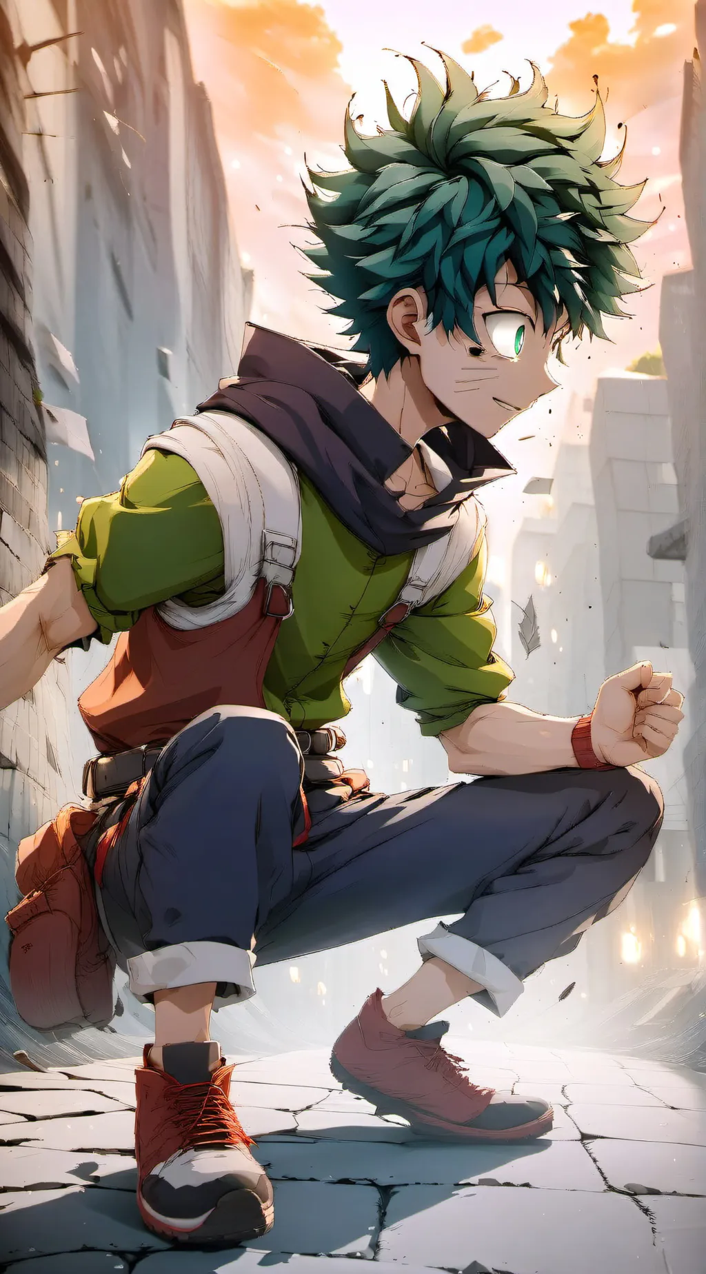 ai character: deku!!  ☆☆☆ background