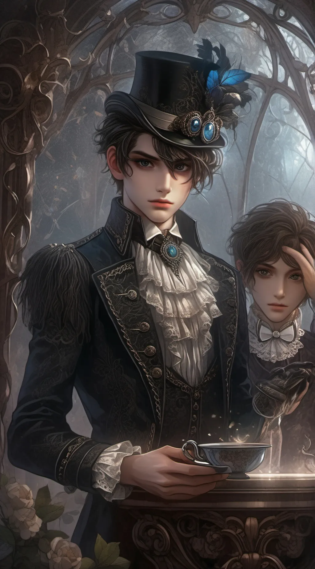 ai character: style background